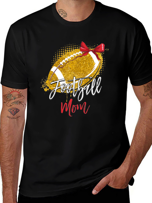 Football Mom Graphic T-Shirt