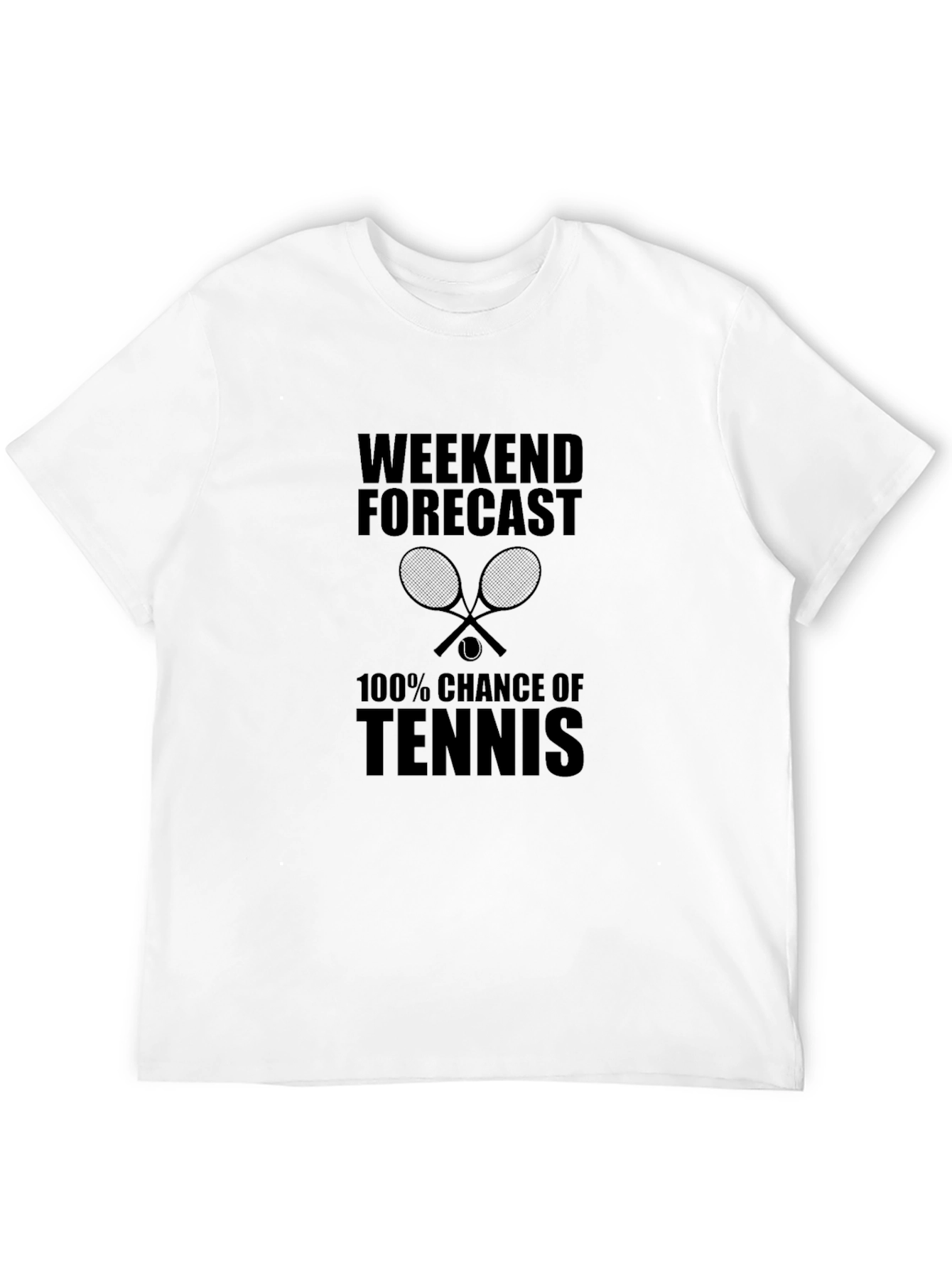 Weekend Forecast Tennis Graphic Tee