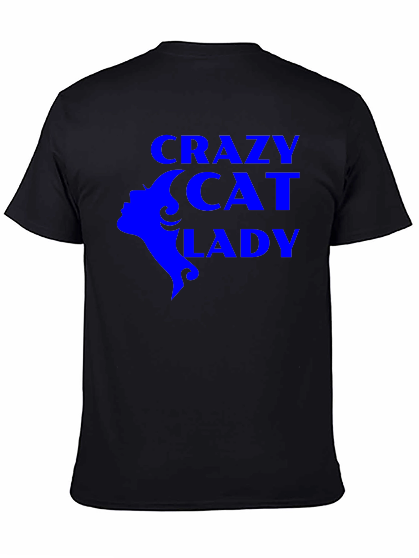 Crazy Cat Lady Graphic Tee - Black Unisex T-Shirt
