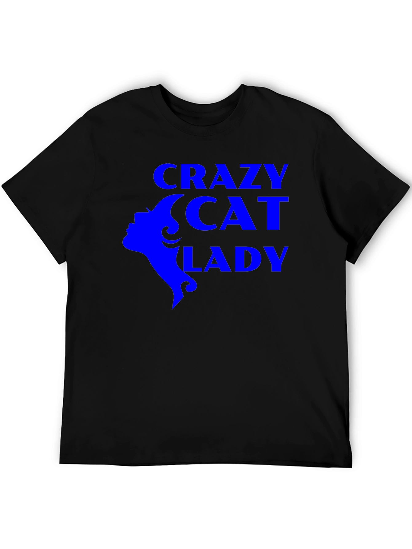 Crazy Cat Lady Graphic Tee - Black Unisex T-Shirt