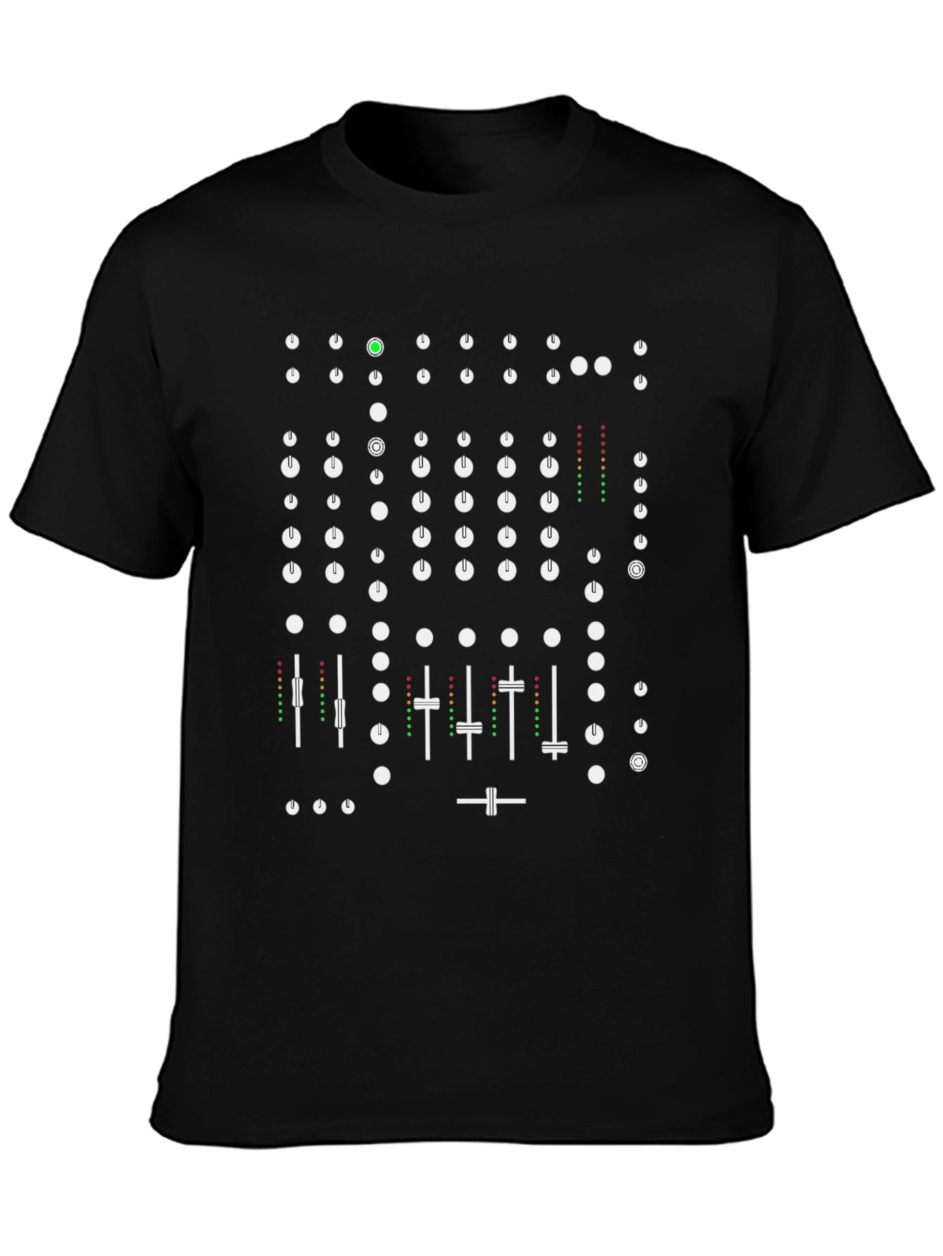 Synth Graphic T-Shirt - Black