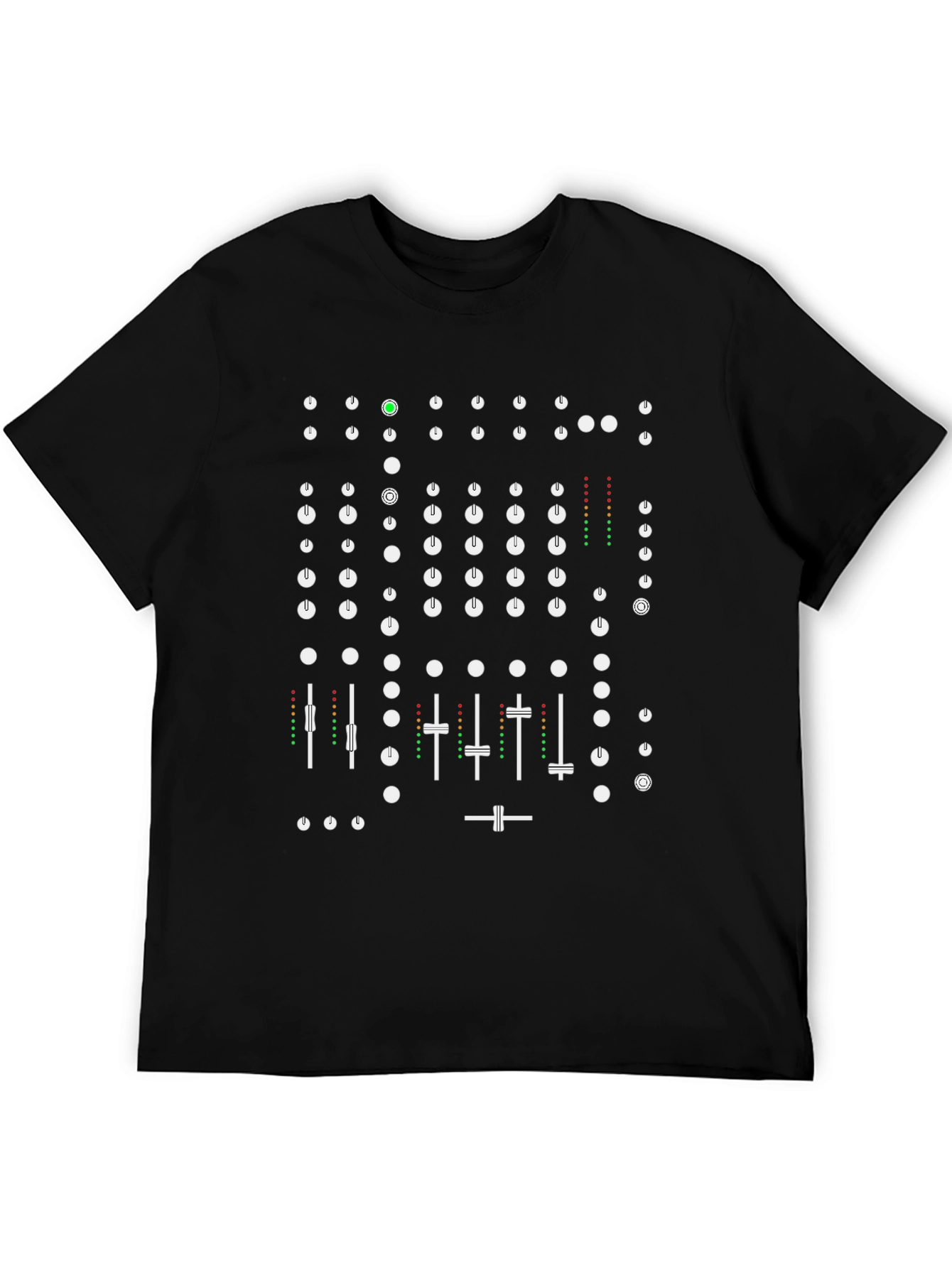 Synth Graphic T-Shirt - Black