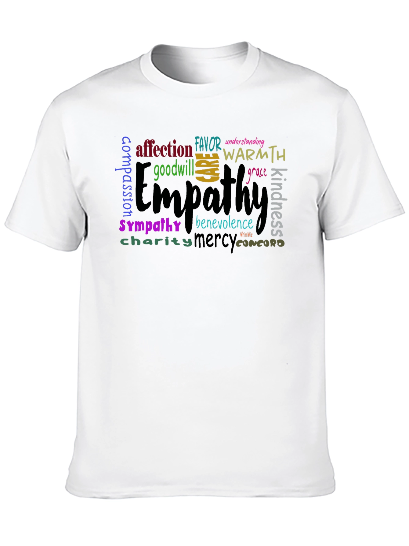 Empathy Word Cloud Graphic T-Shirt