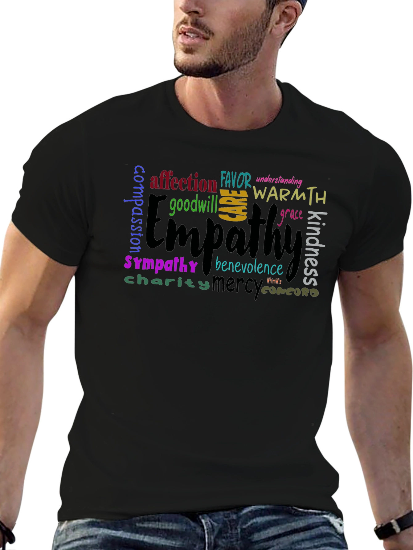 Empathy Word Cloud Graphic T-Shirt