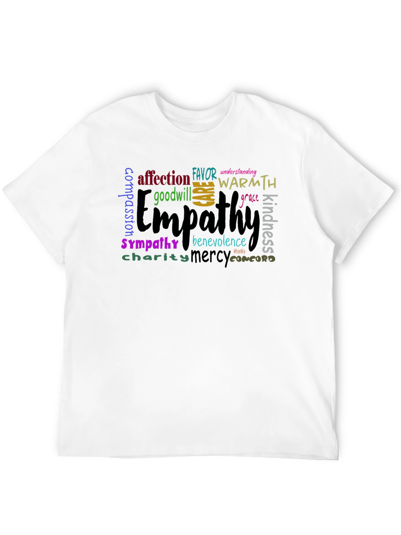 Empathy Word Cloud Graphic T-Shirt
