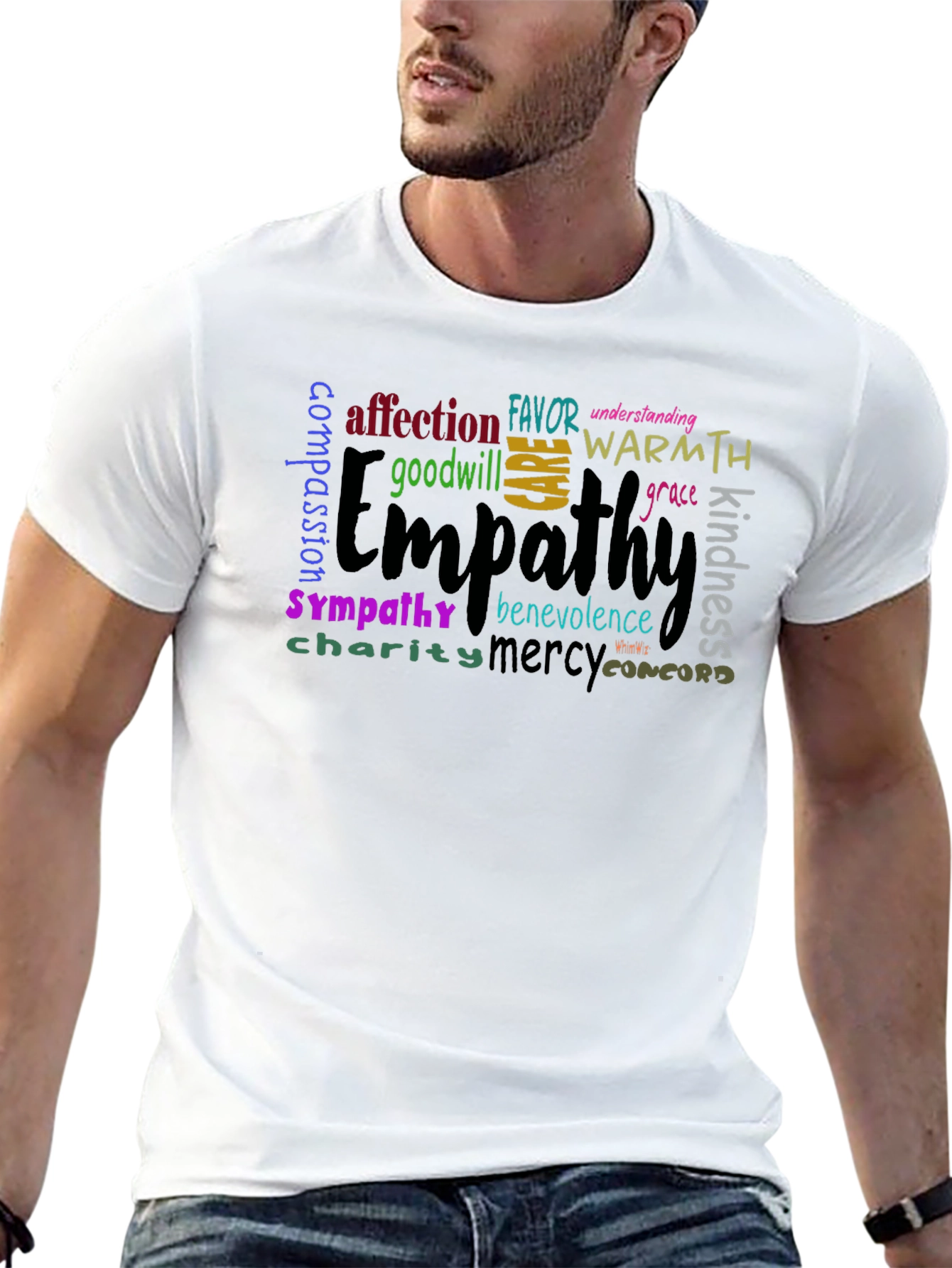 Empathy Word Cloud Graphic T-Shirt
