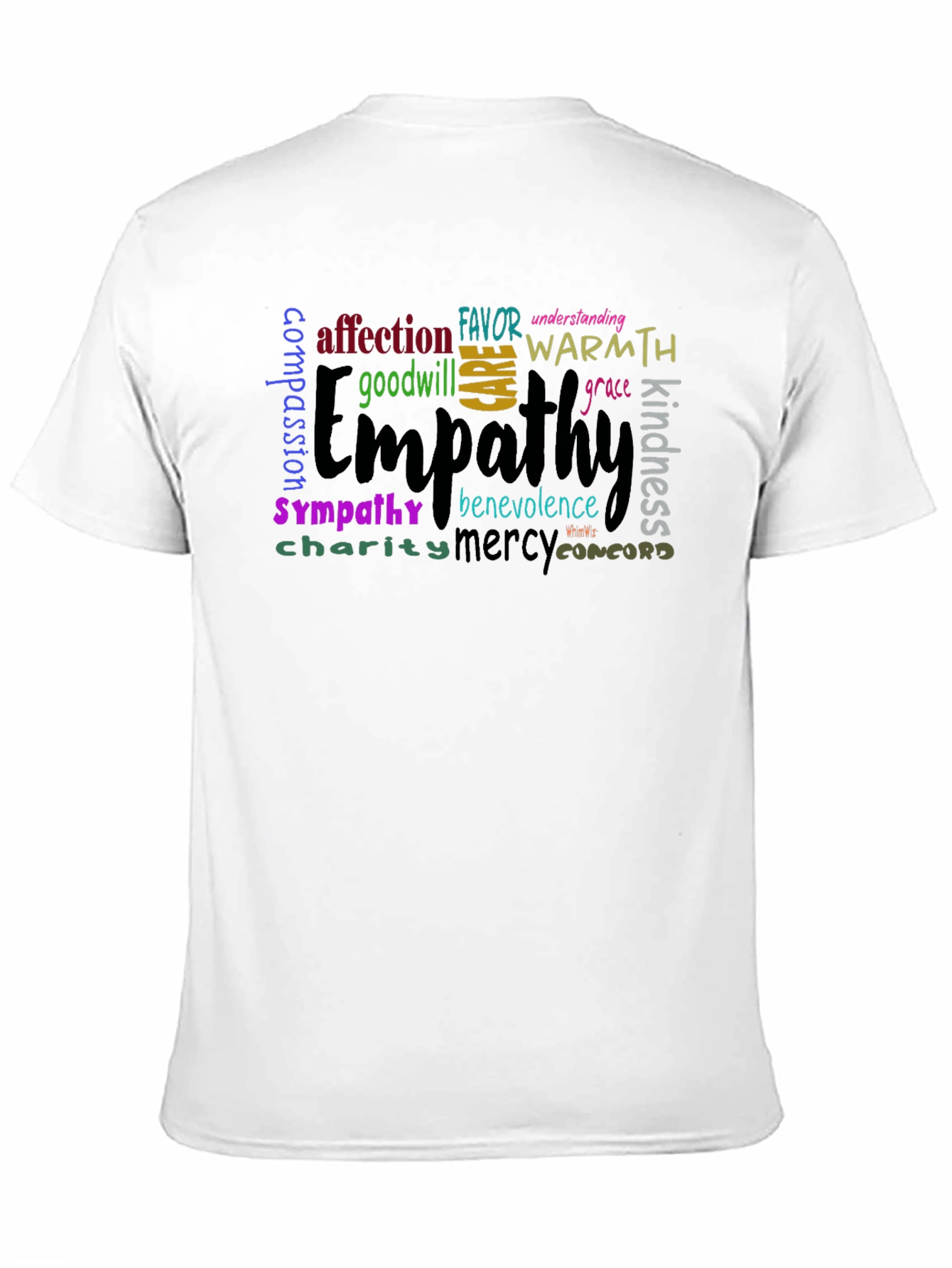 Empathy Word Cloud Graphic T-Shirt
