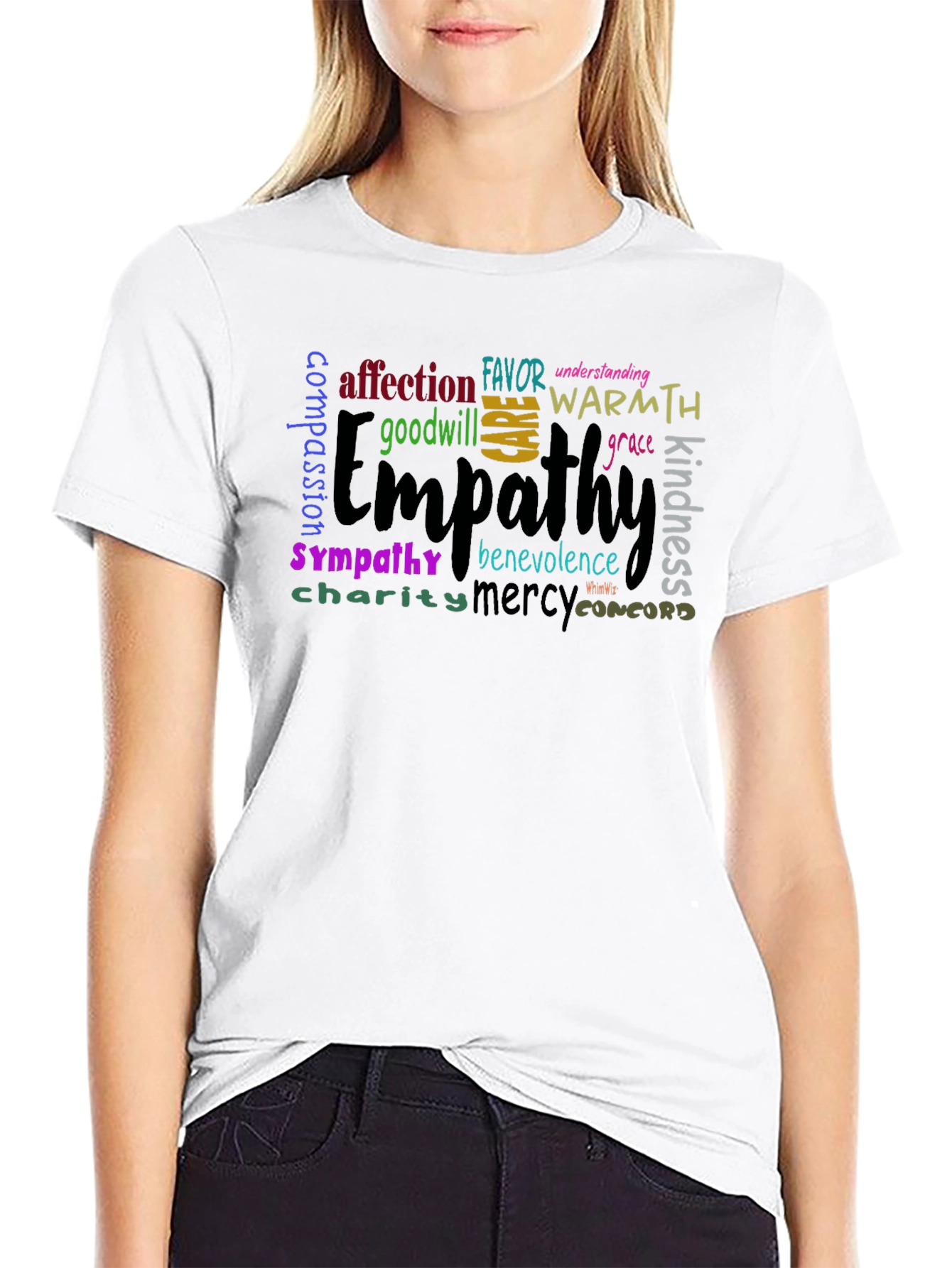 Empathy Word Cloud Graphic T-Shirt