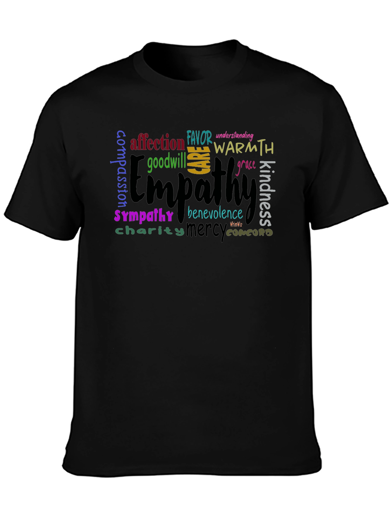 Empathy Word Cloud Graphic T-Shirt