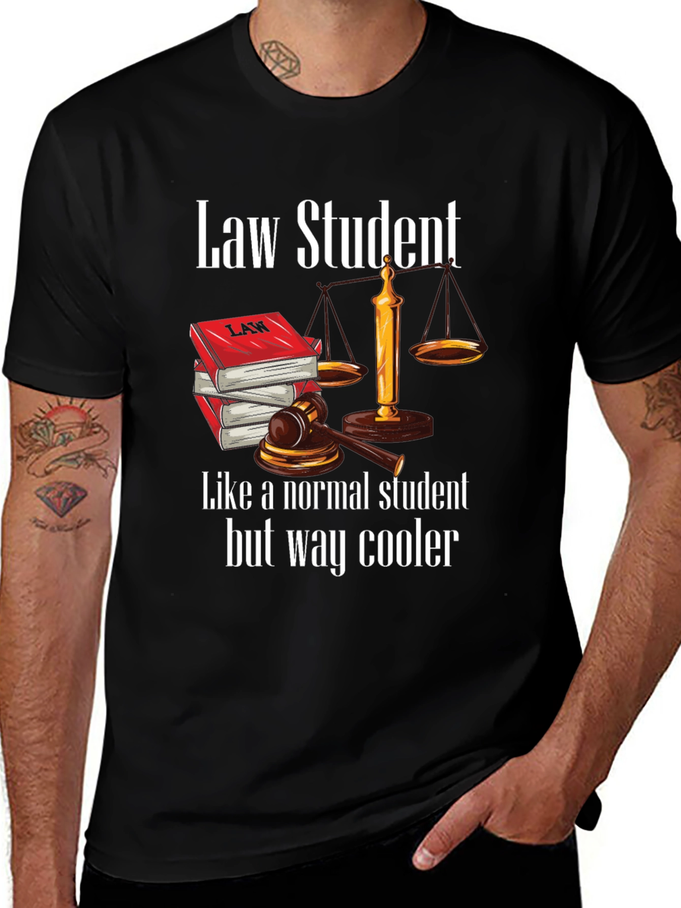 Law Student Novelty Graphic Tee