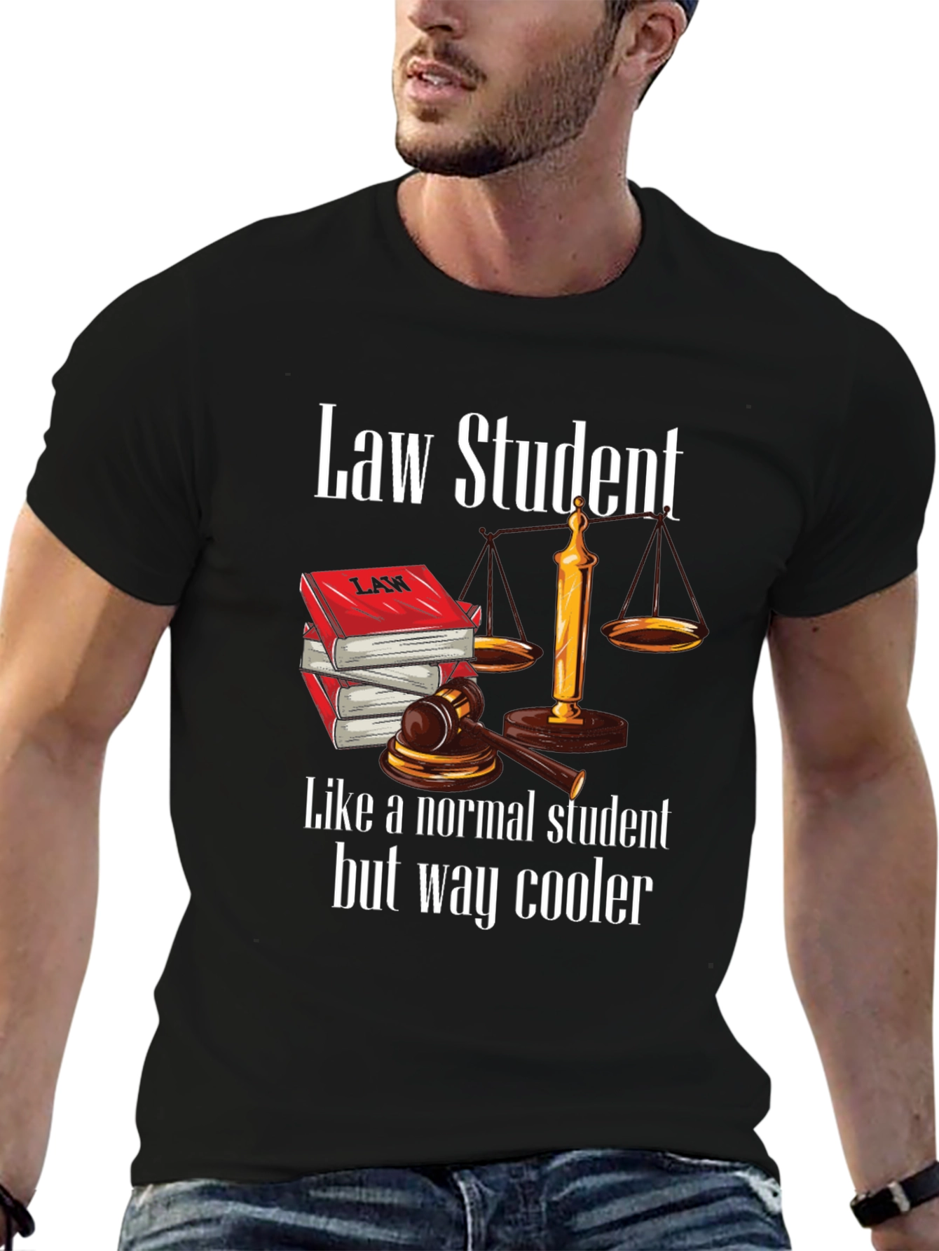 Law Student Novelty Graphic Tee
