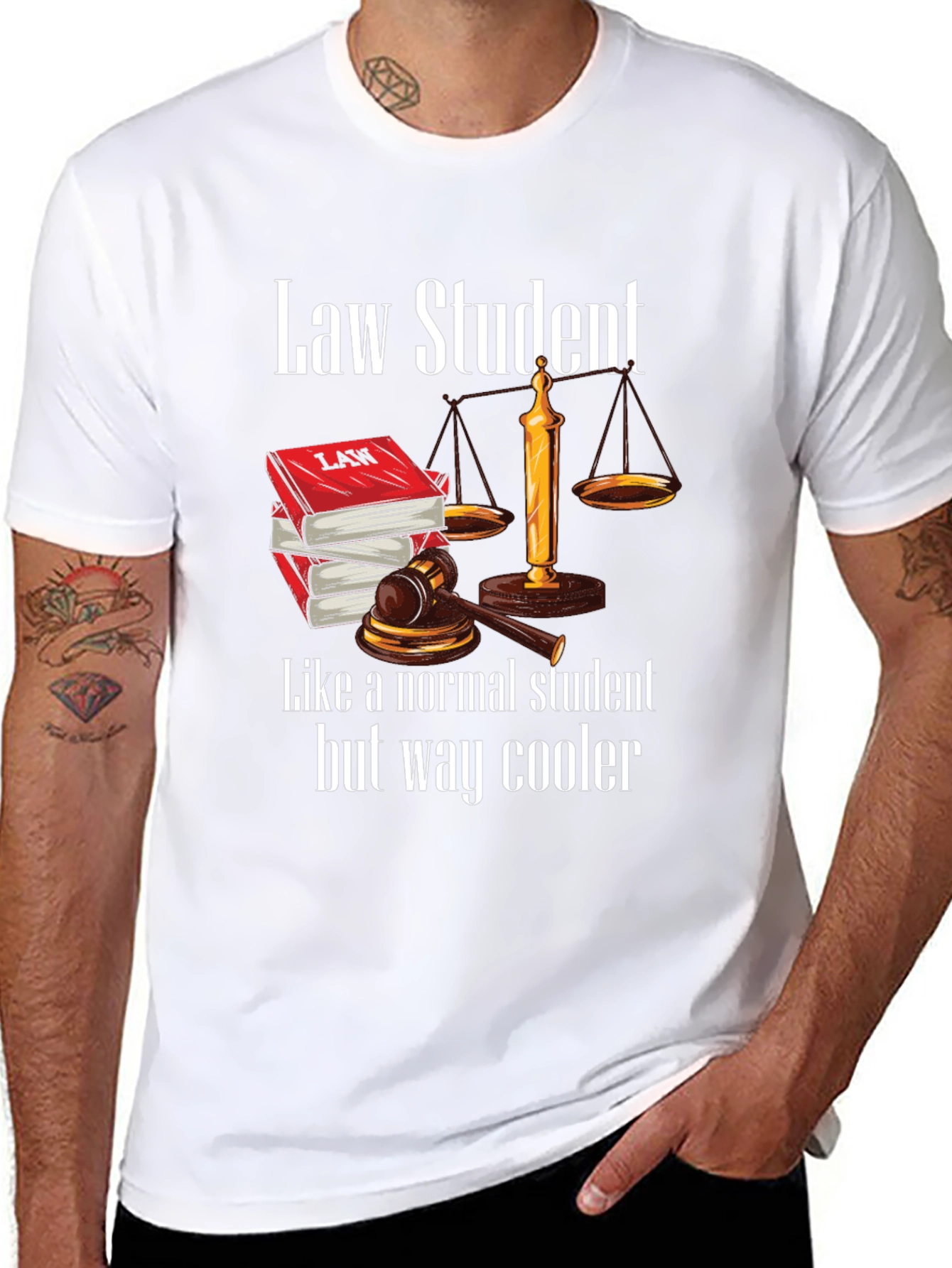 Law Student Novelty Graphic Tee