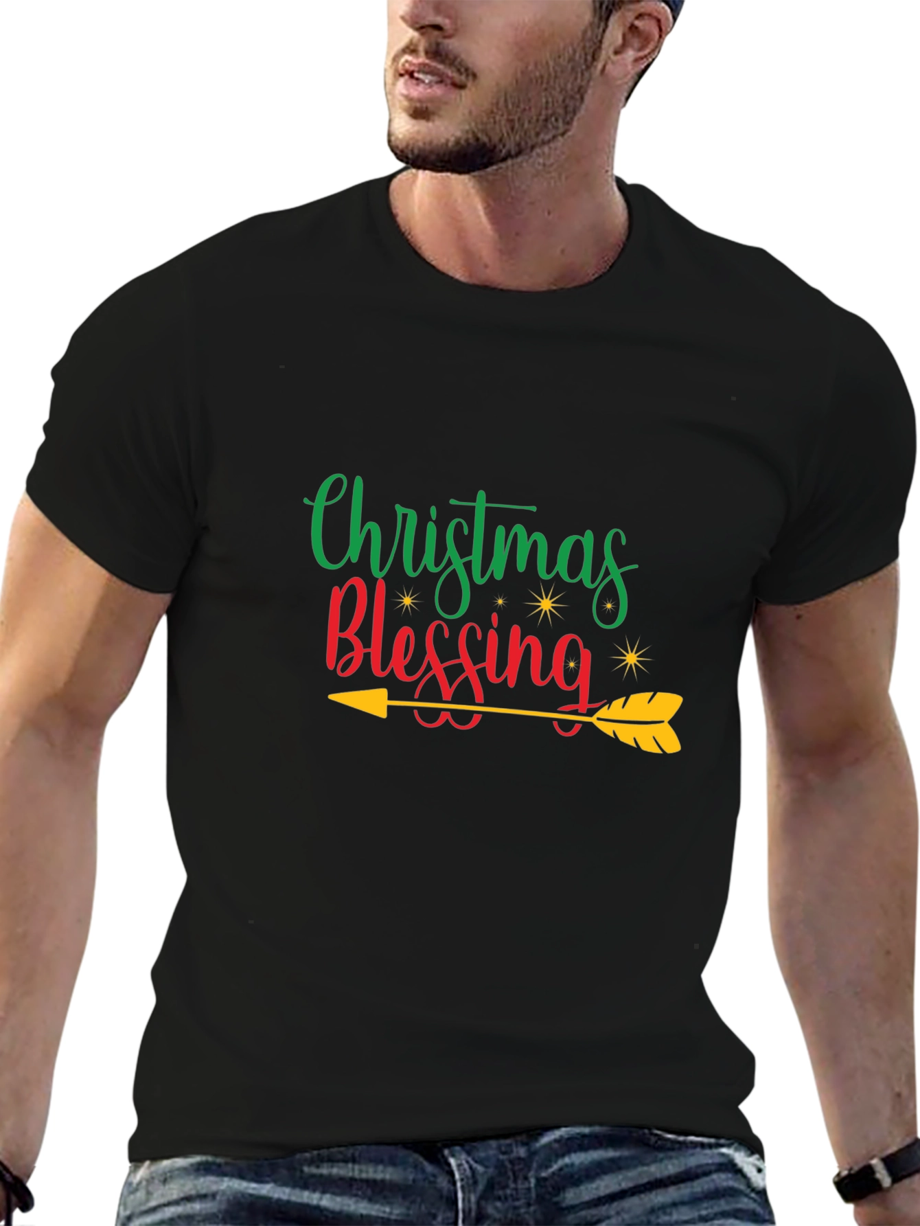 Christmas Blessing T-Shirt Festive Holiday Tee