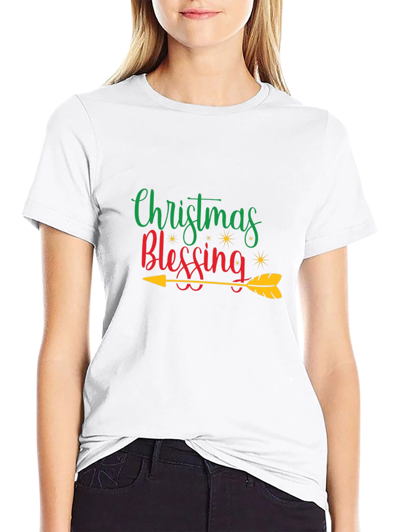 Christmas Blessing T-Shirt Festive Holiday Tee
