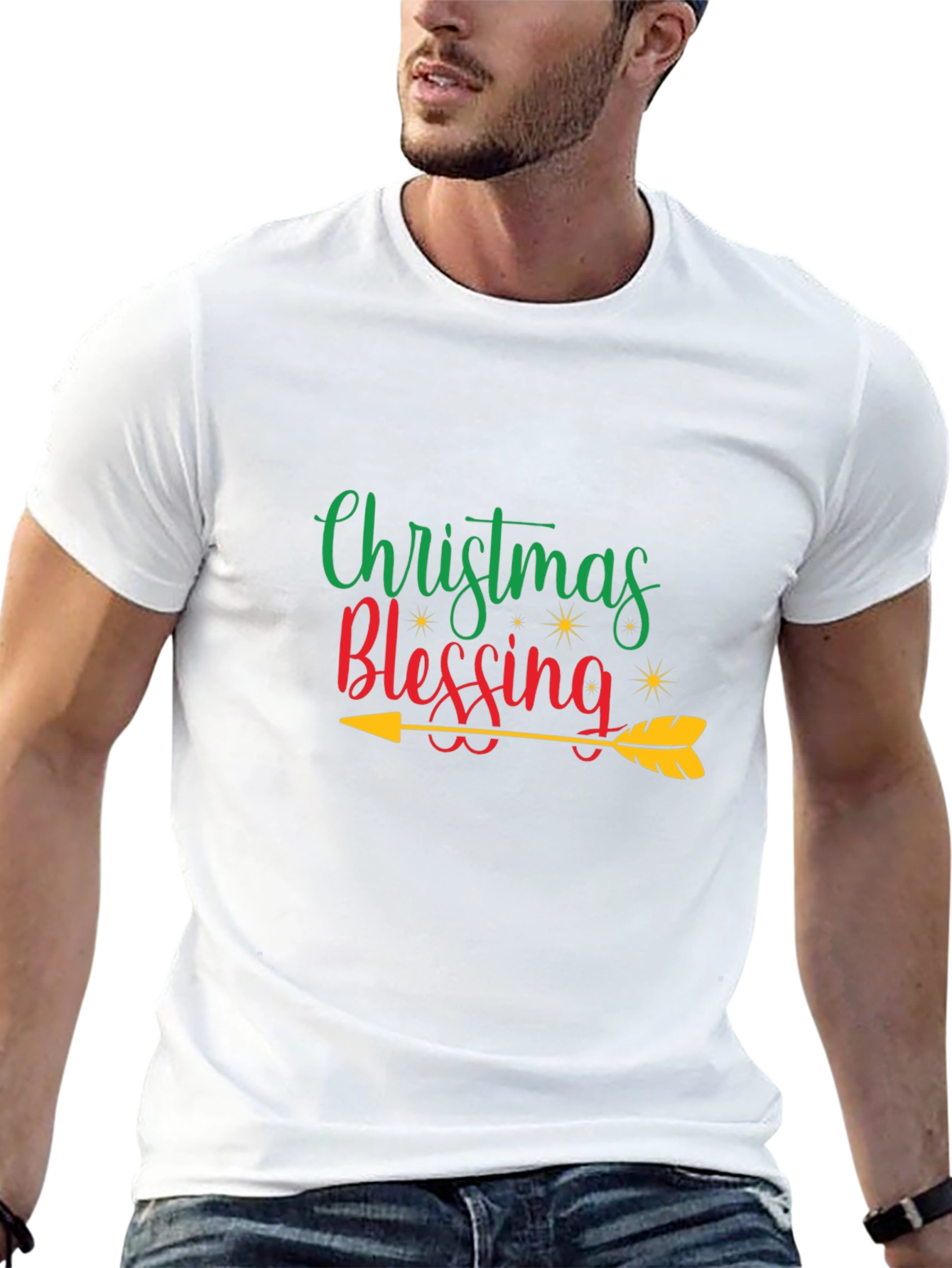 Christmas Blessing T-Shirt Festive Holiday Tee