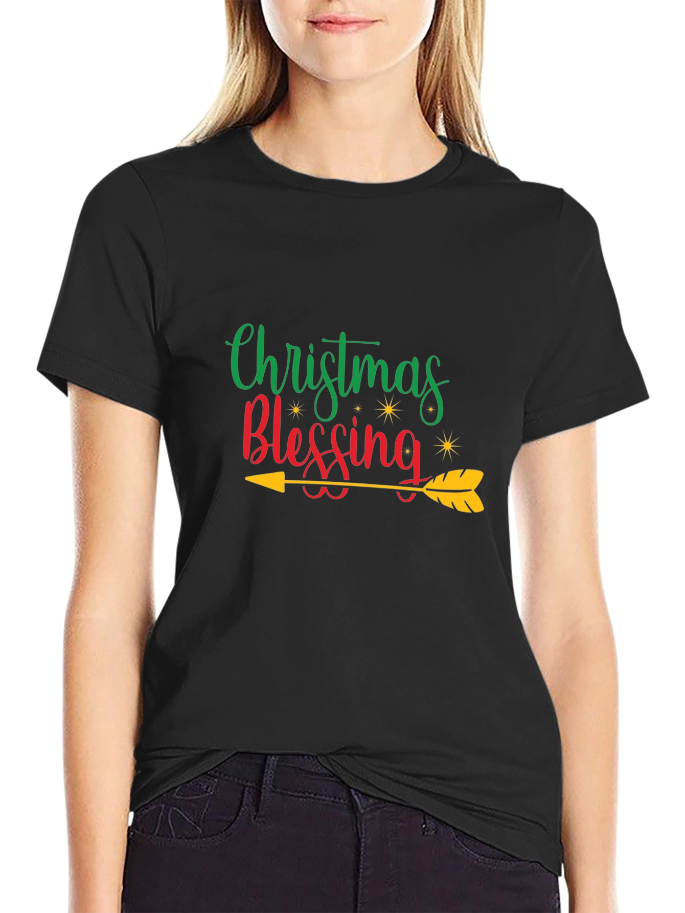 Christmas Blessing T-Shirt Festive Holiday Tee