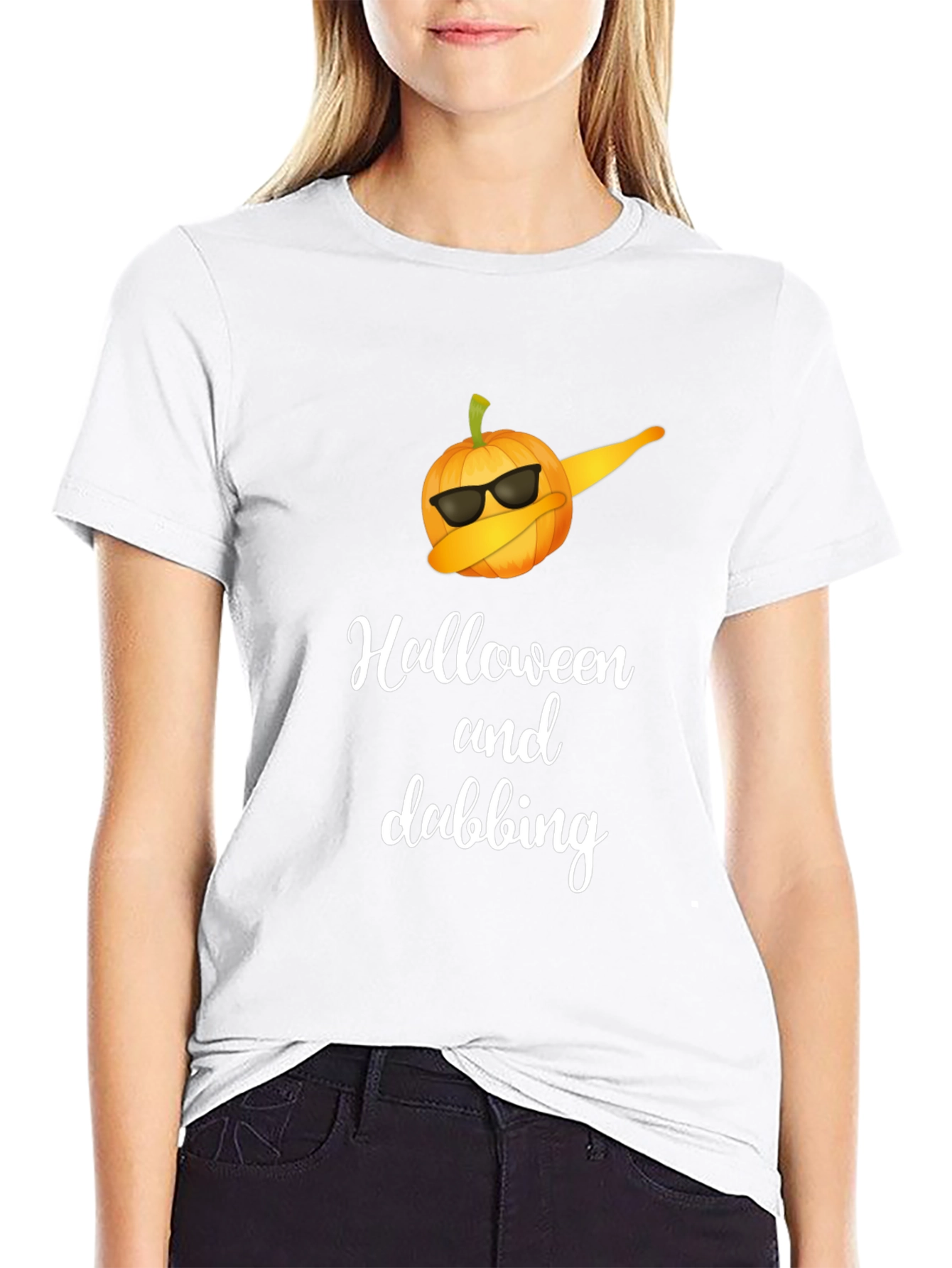 Halloween Dabbing Pumpkin T-Shirt