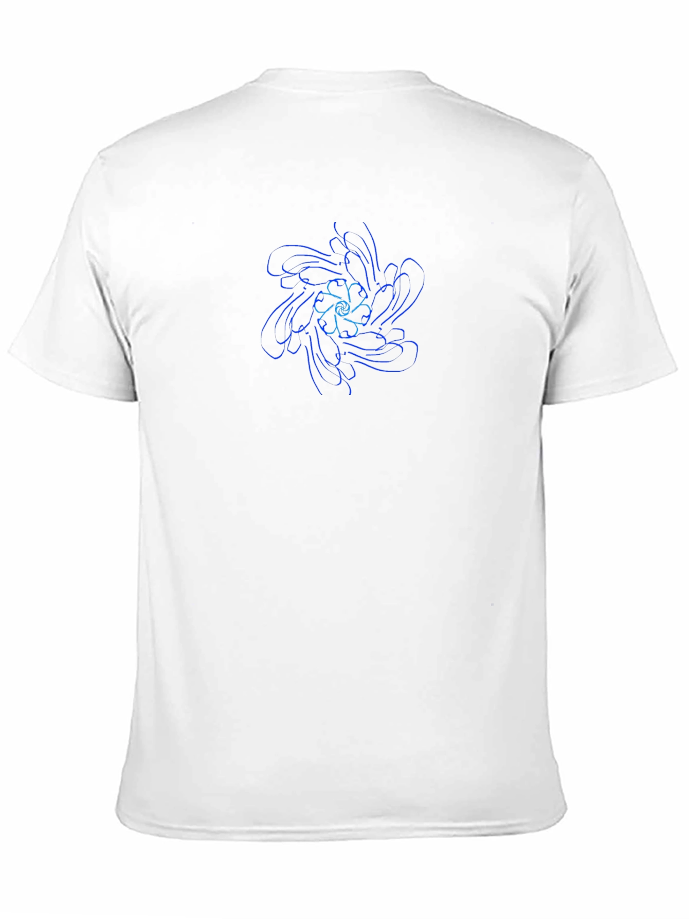 Abstract Geometric T-Shirt - Black