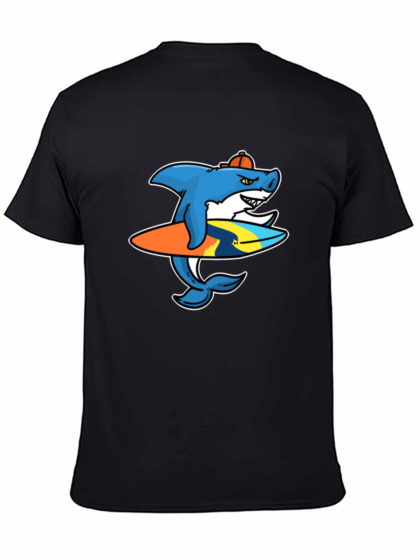 Shark Surfer Graphic T-Shirt