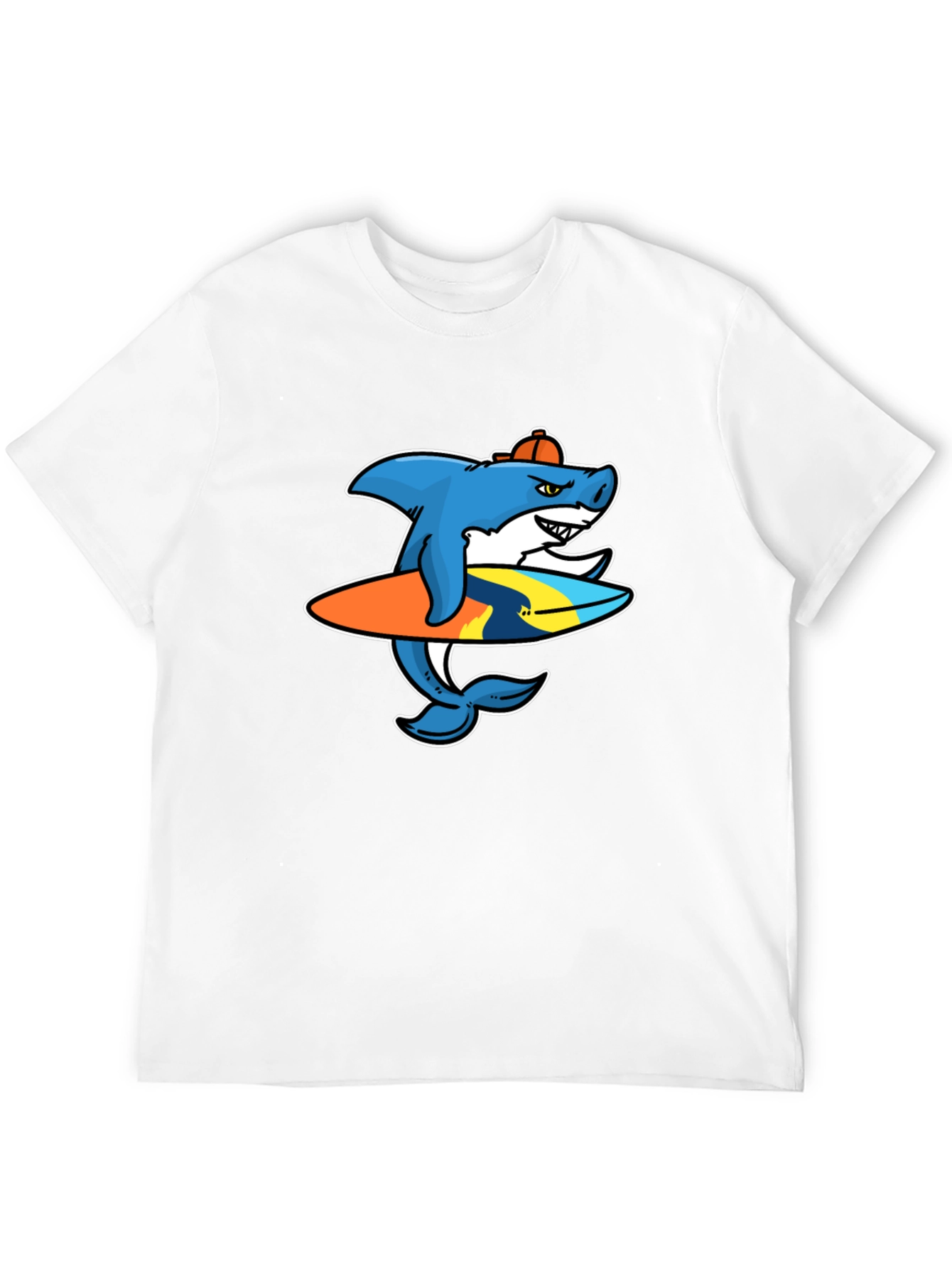 Shark Surfer Graphic T-Shirt