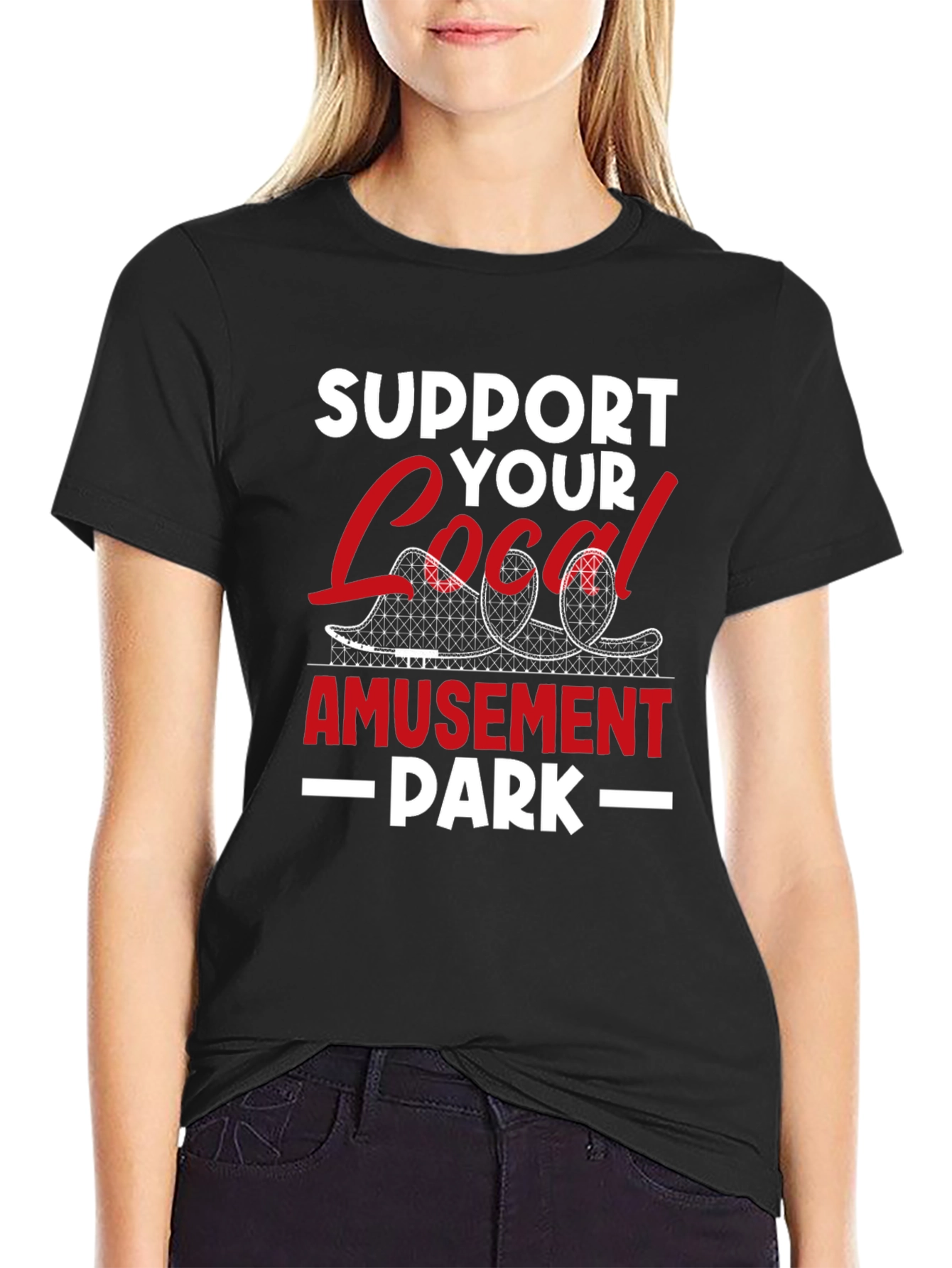 Support Your Local Amusement Park Tee