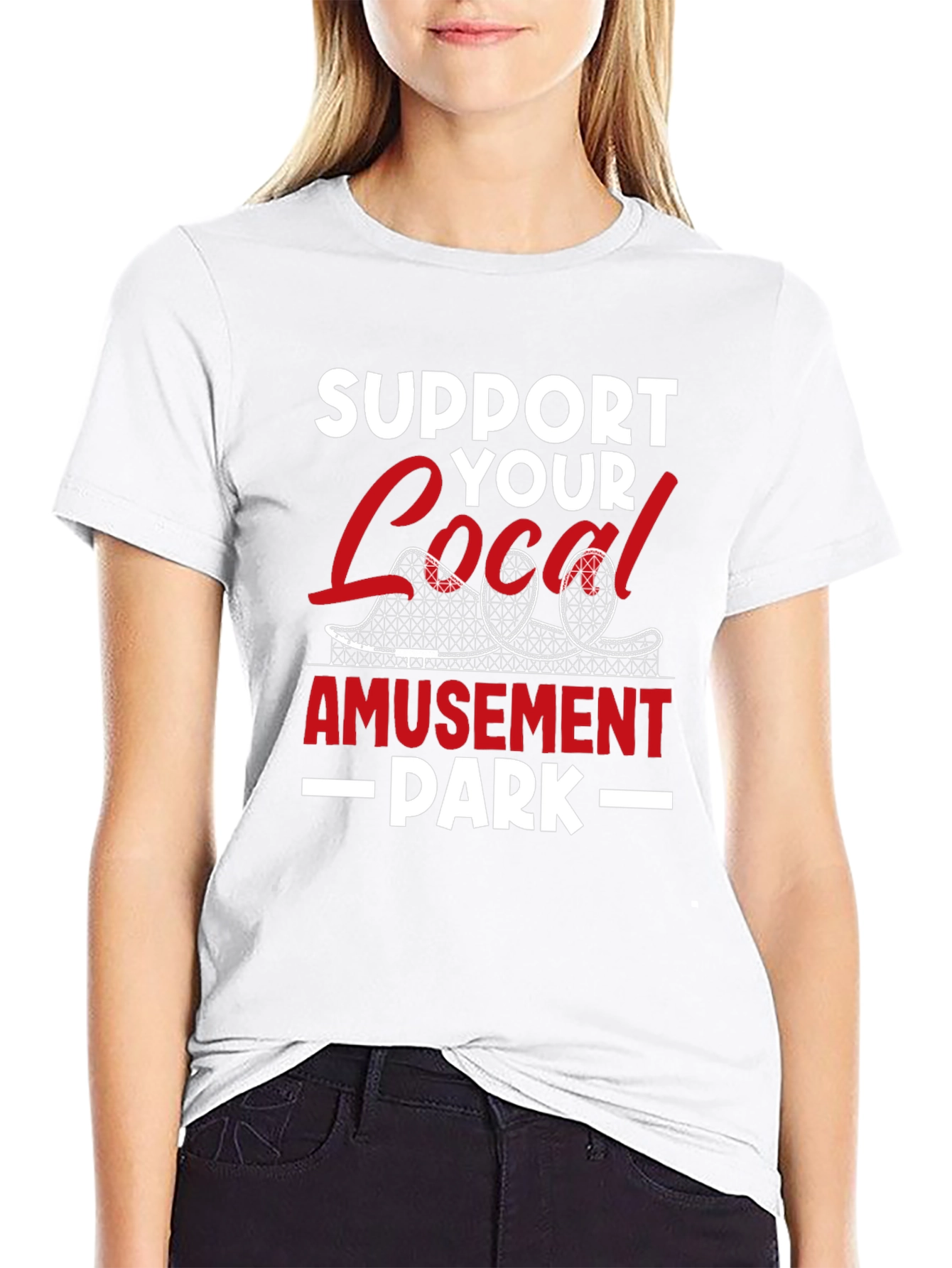 Support Your Local Amusement Park Tee