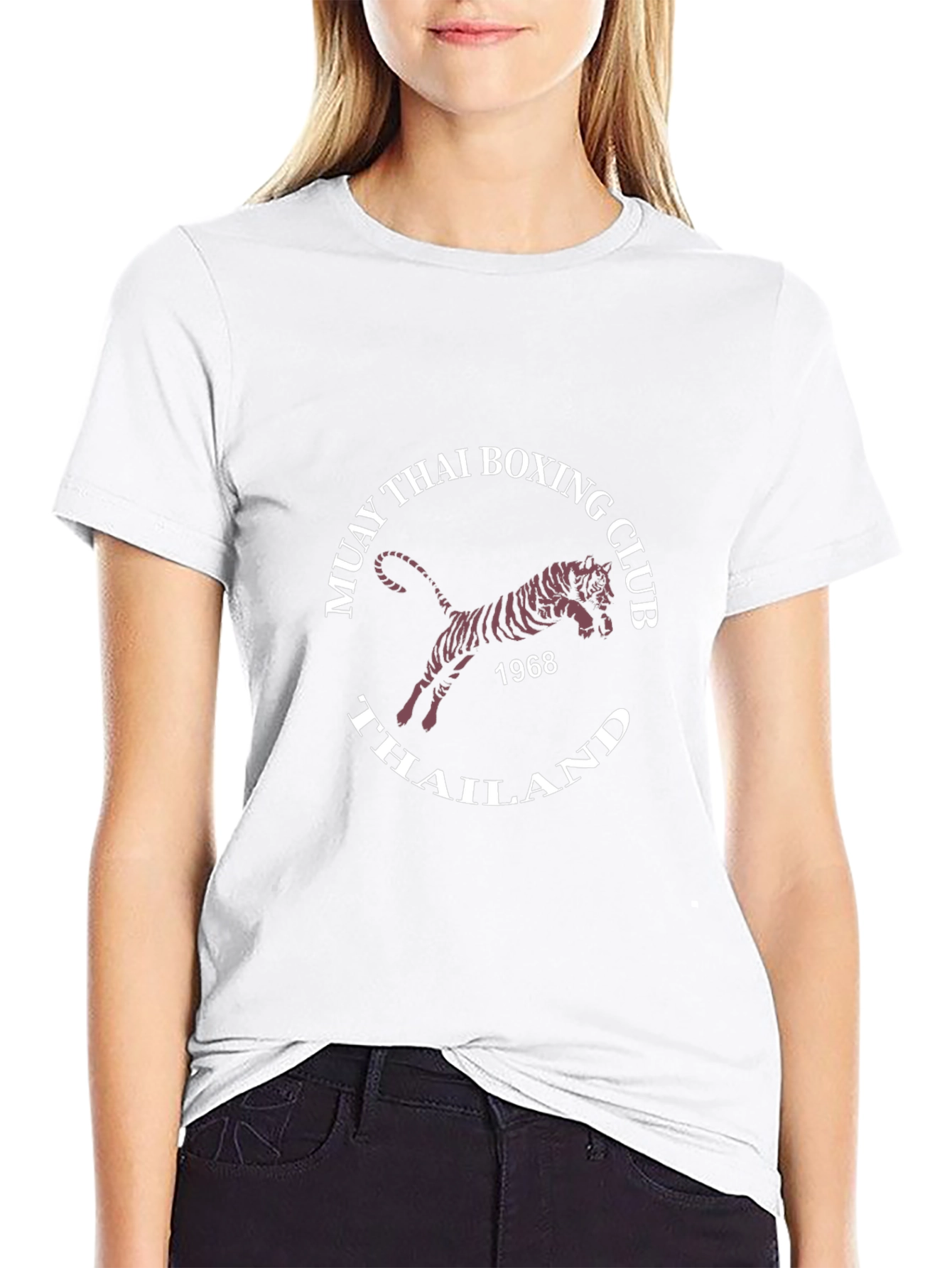 Muay Thai Boxing Club Black Graphic Tee