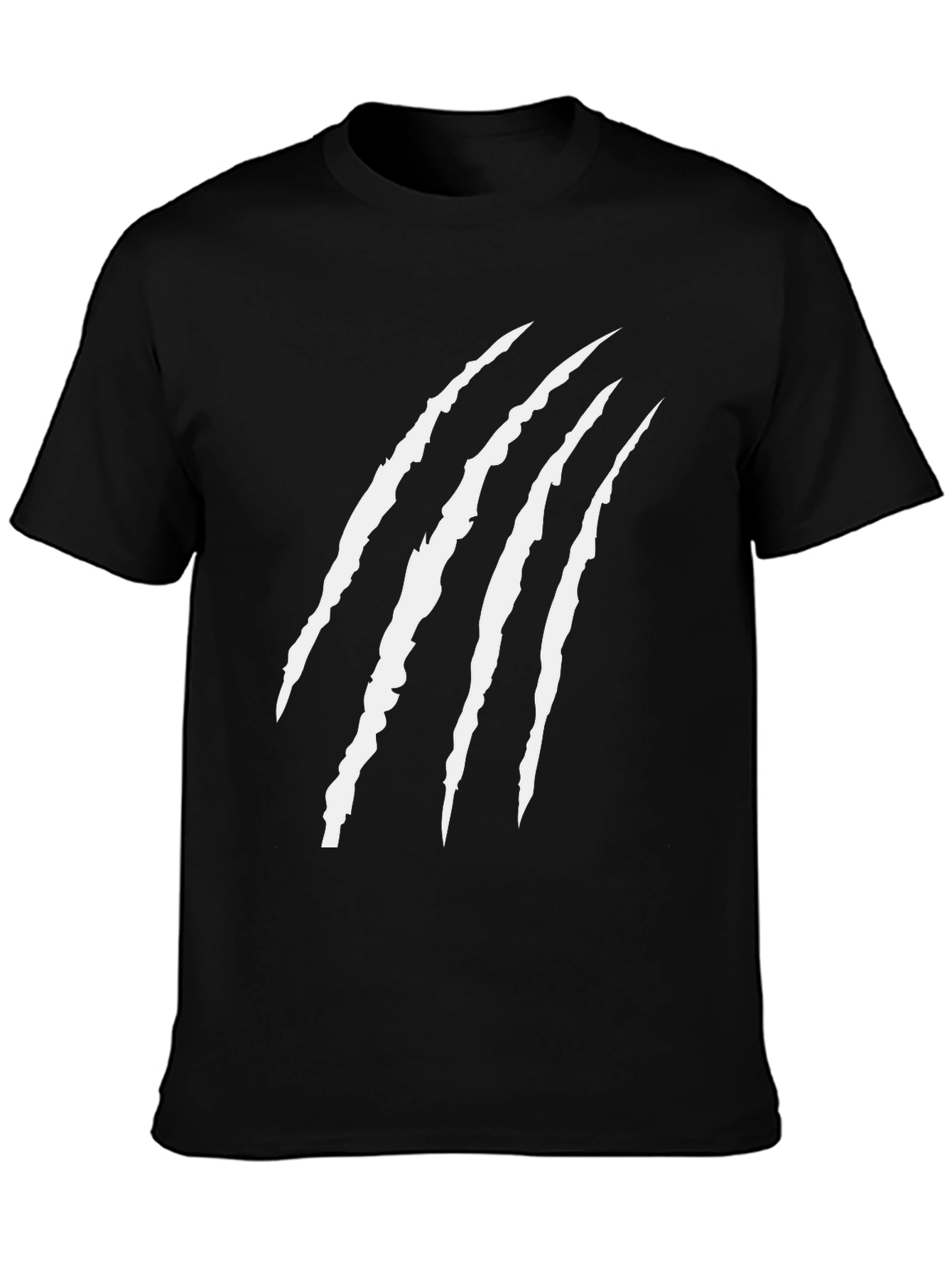 Claw Mark Graphic Tee - Mens Black T-Shirt