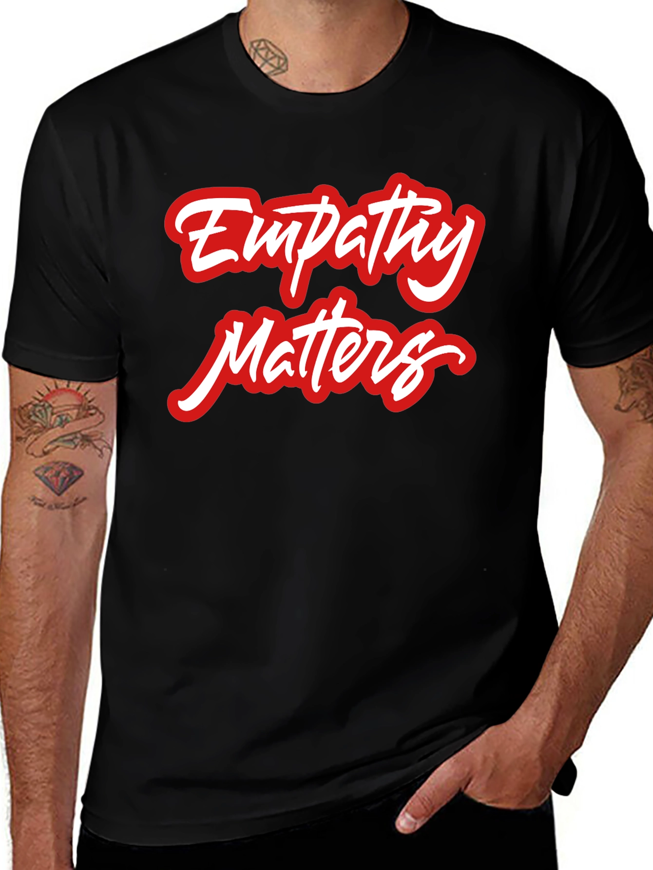 Empathy Matters Graphic Tee - Soft Cotton Blend