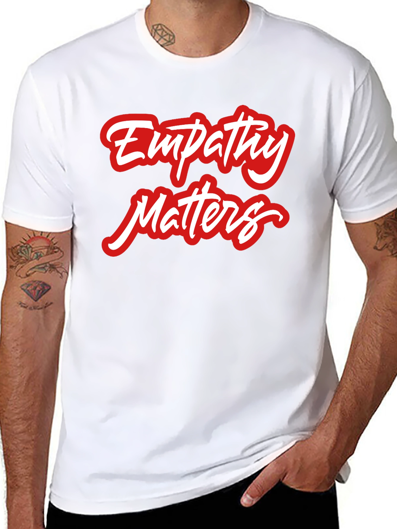 Empathy Matters Graphic Tee - Soft Cotton Blend