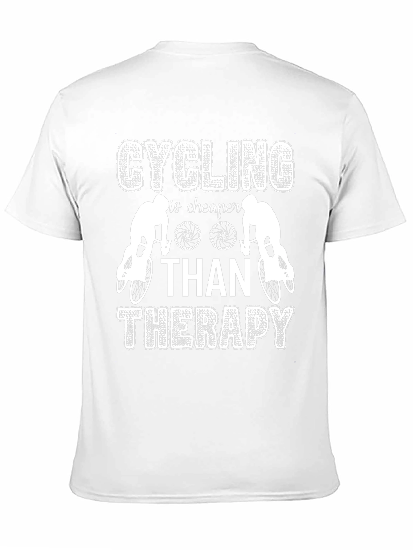 Cycling Cheaper Than Therapy Graphic T-Shirt