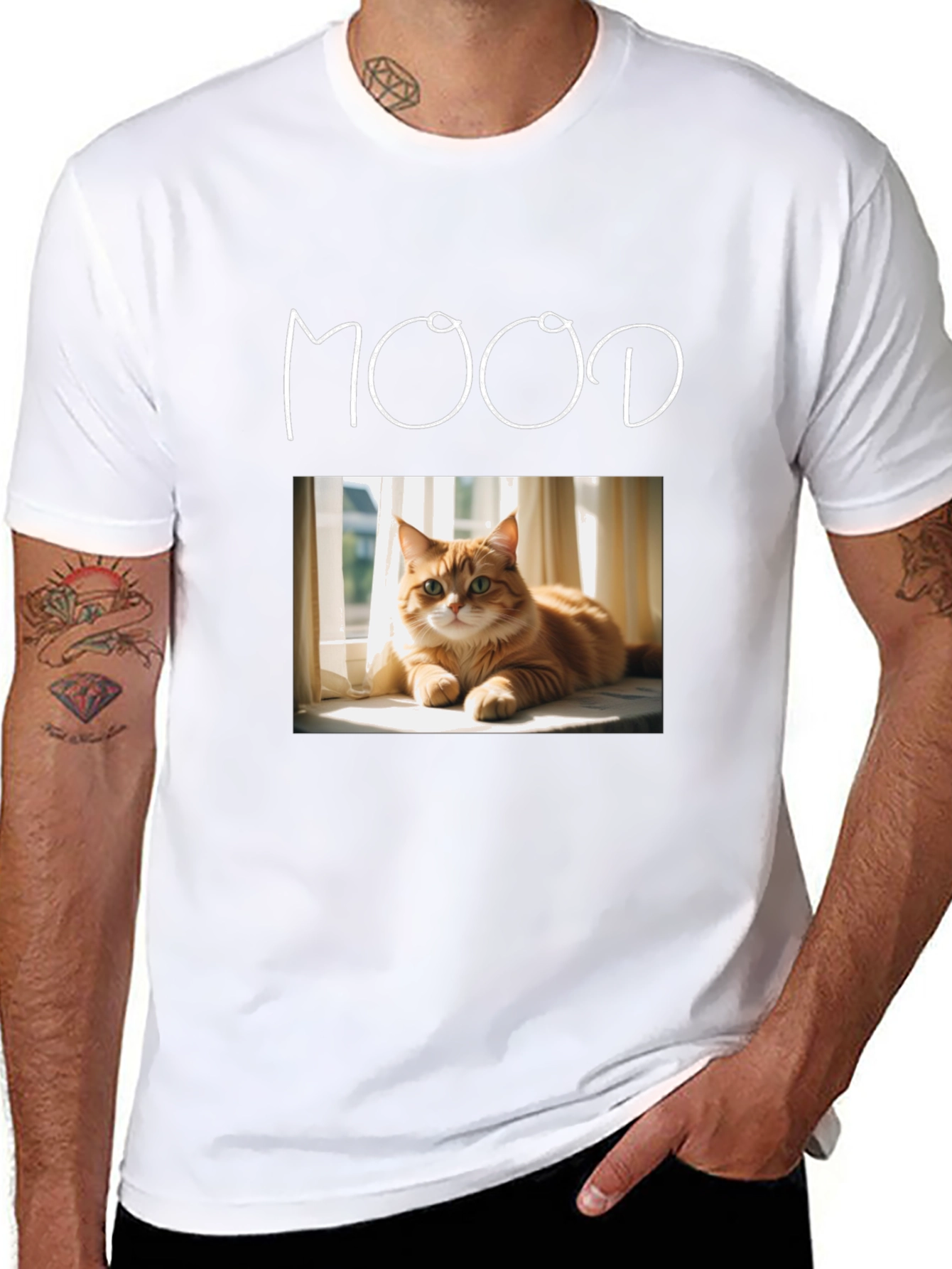 Mood Cat T-Shirt: Comfort & Style