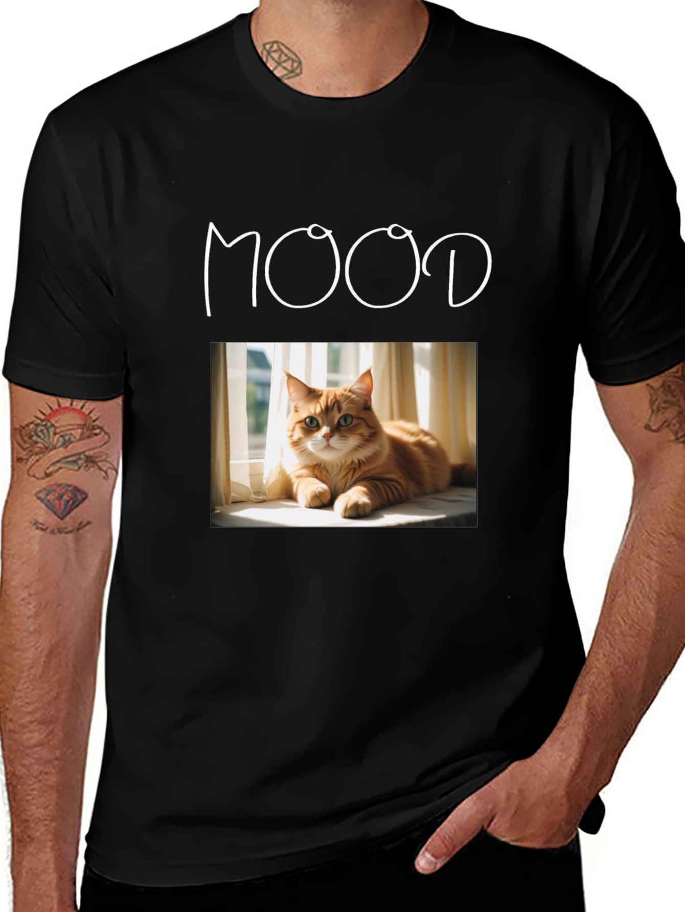 Mood Cat T-Shirt: Comfort & Style