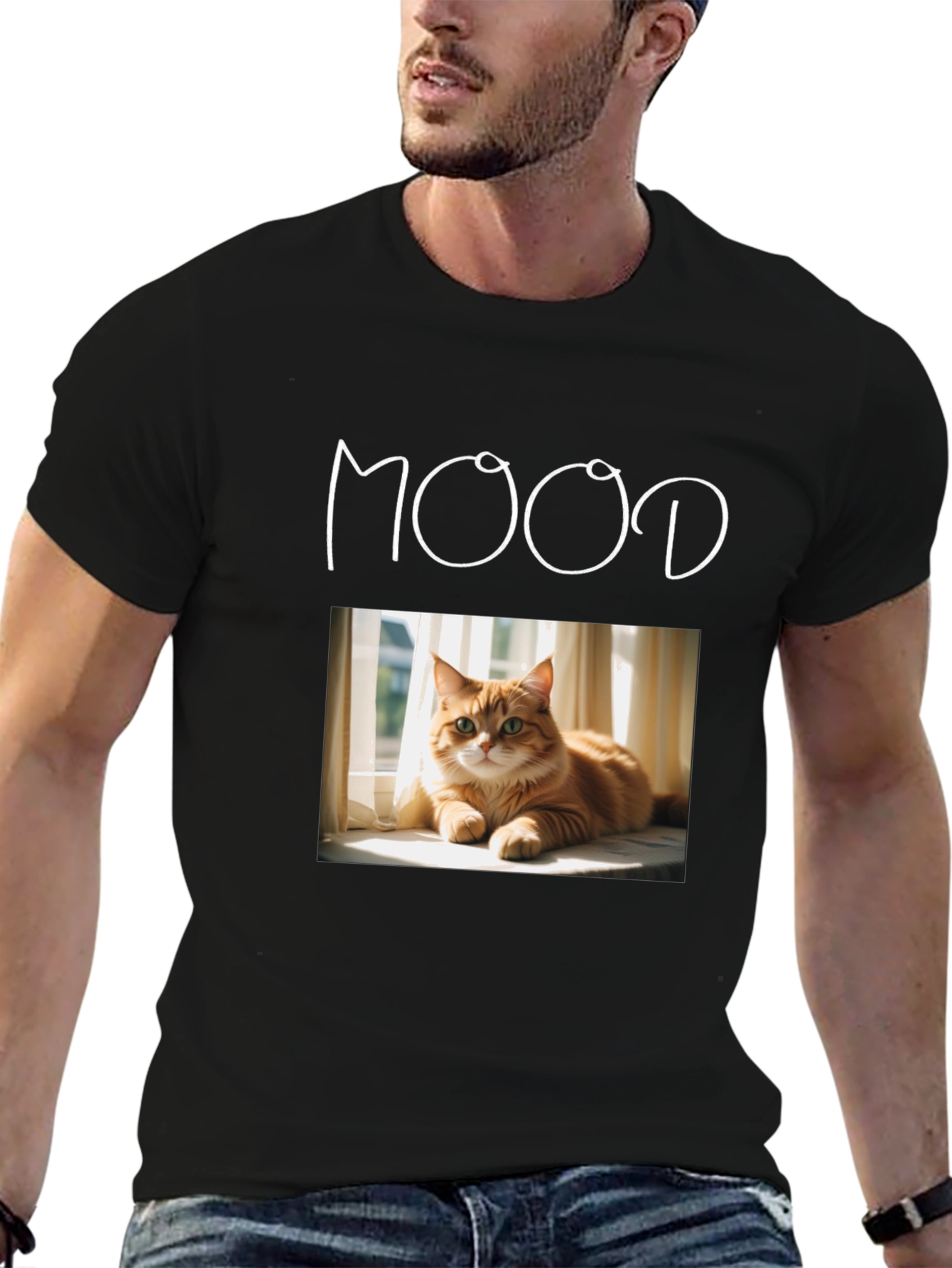 Mood Cat T-Shirt: Comfort & Style