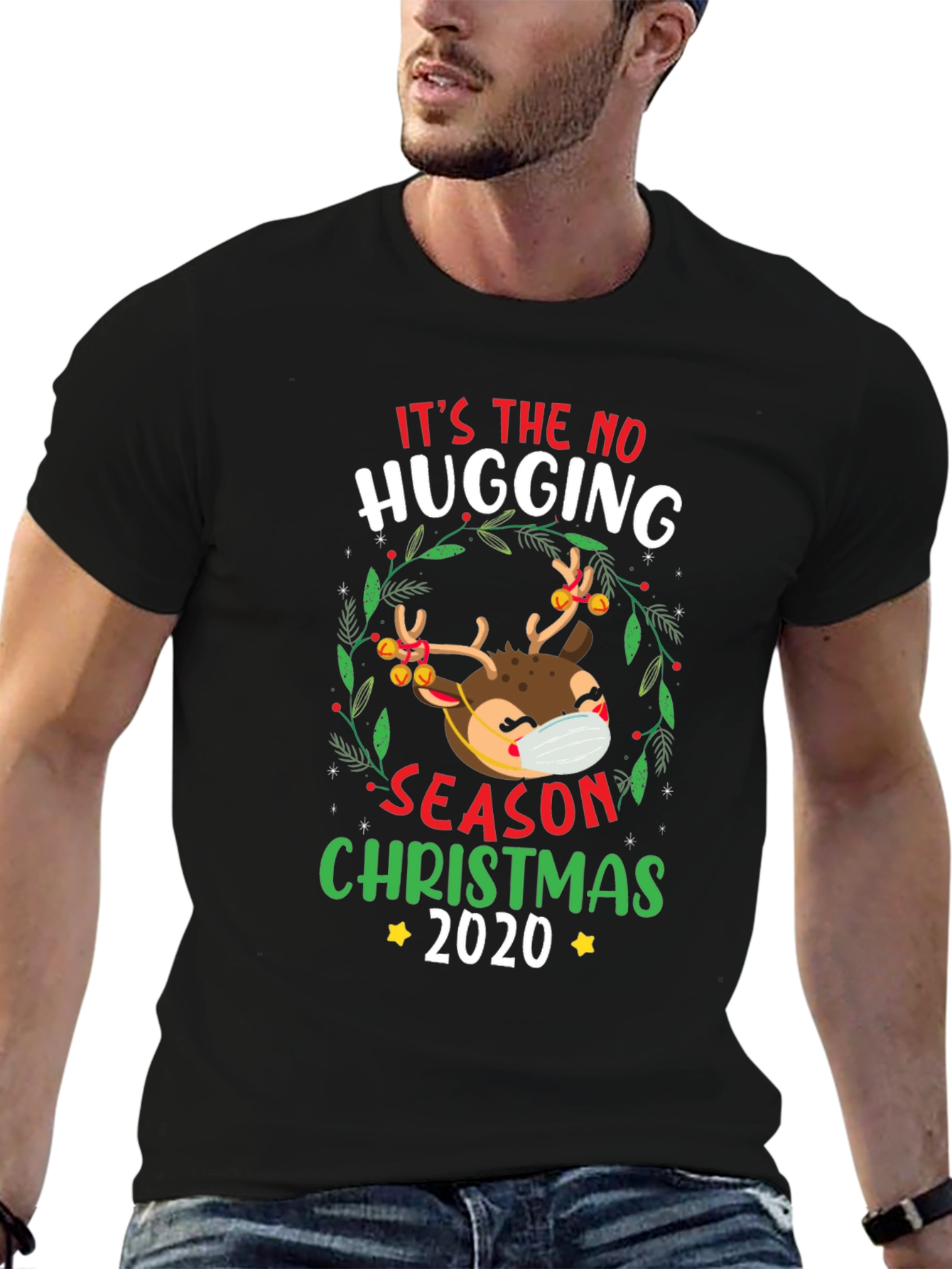 No Hugging Season Christmas 2020 T-Shirt