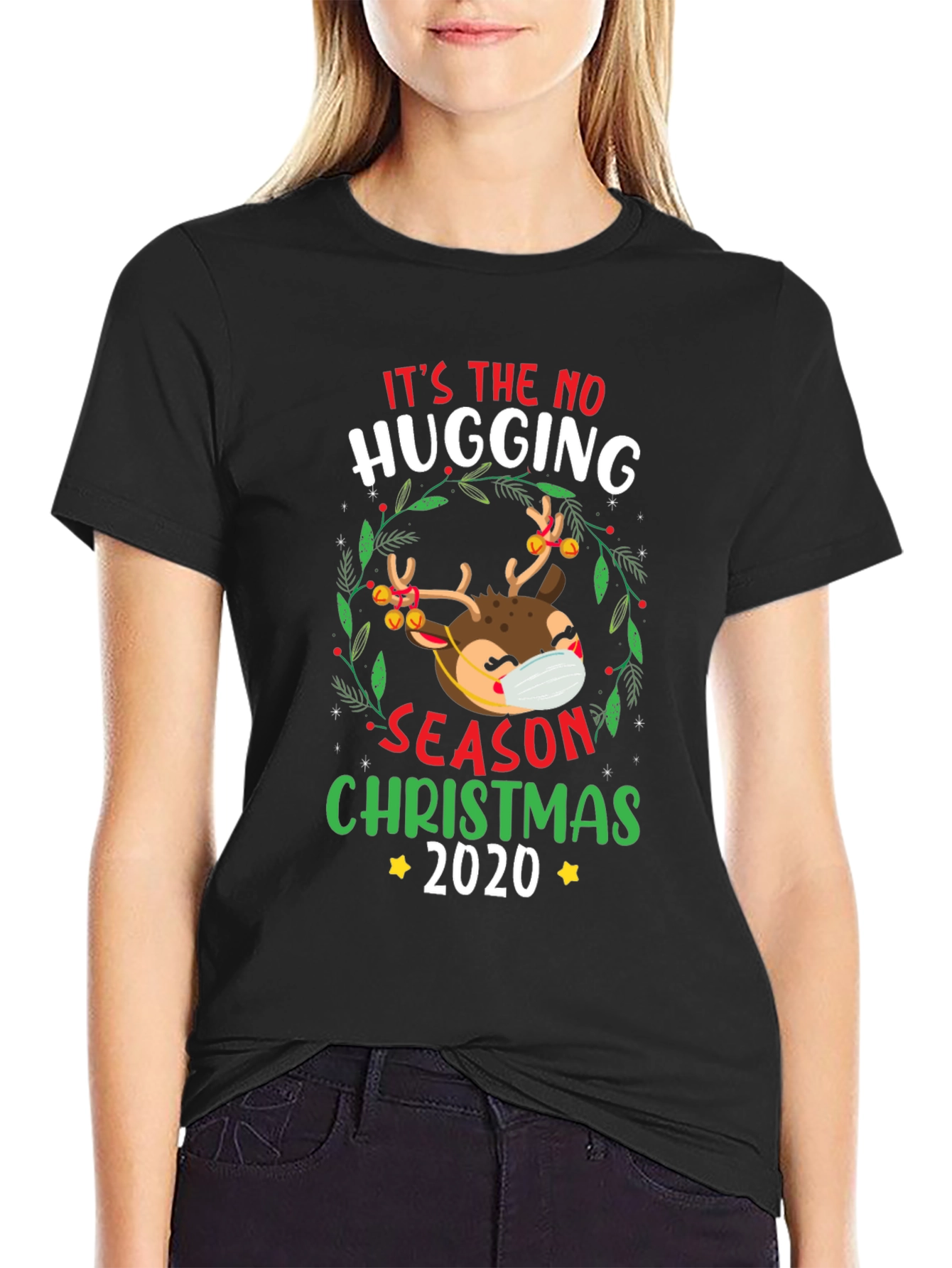No Hugging Season Christmas 2020 T-Shirt