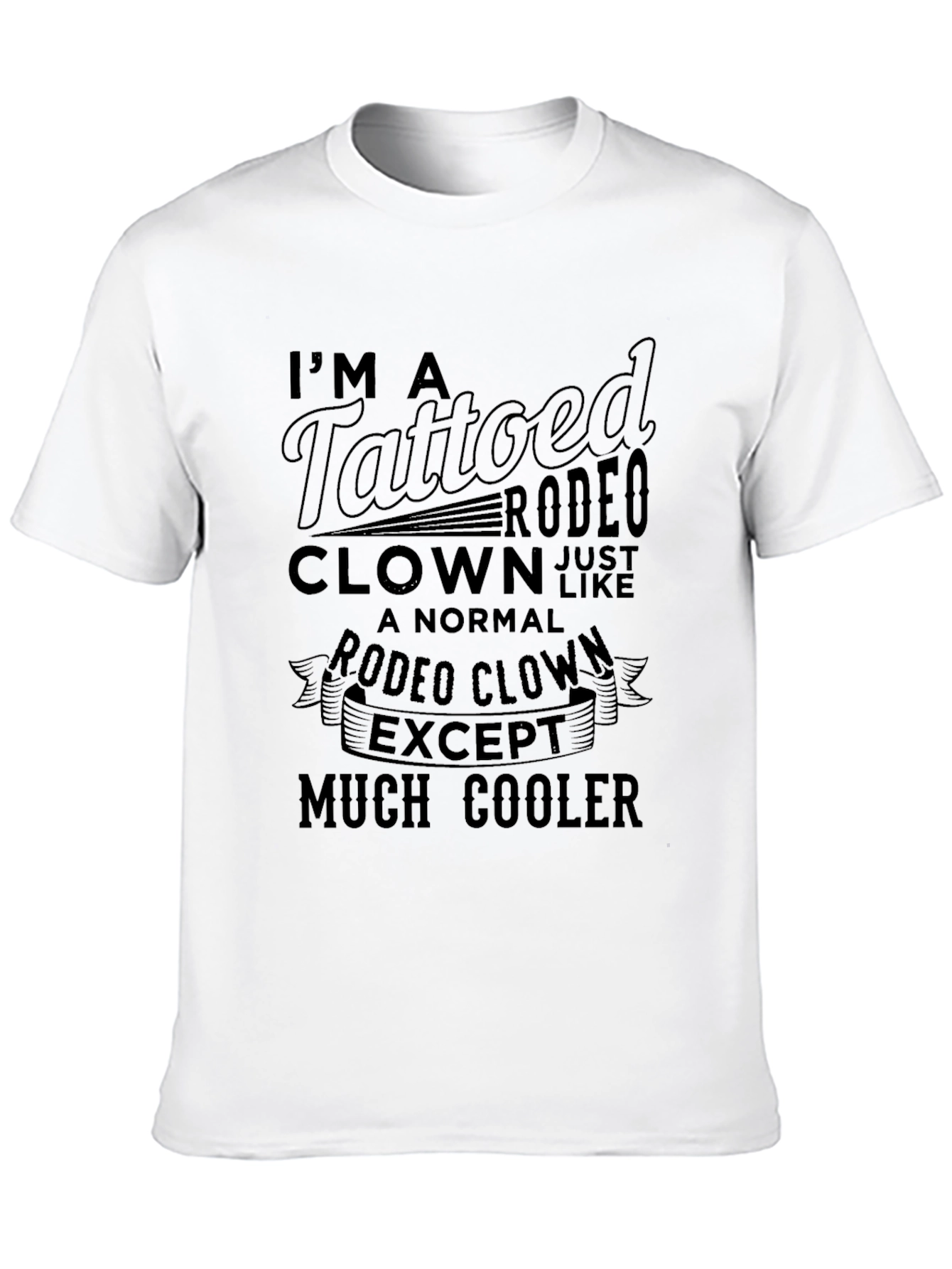 Tattooed Rodeo Clown Graphic T-Shirt