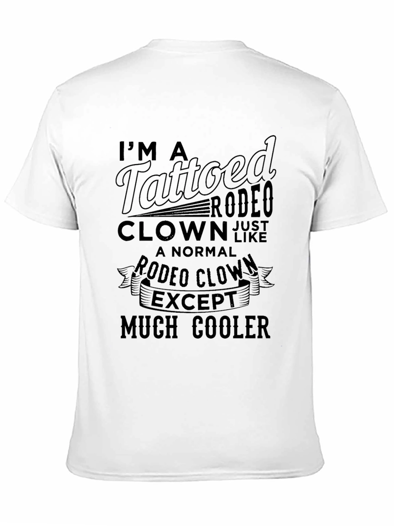 Tattooed Rodeo Clown Graphic T-Shirt