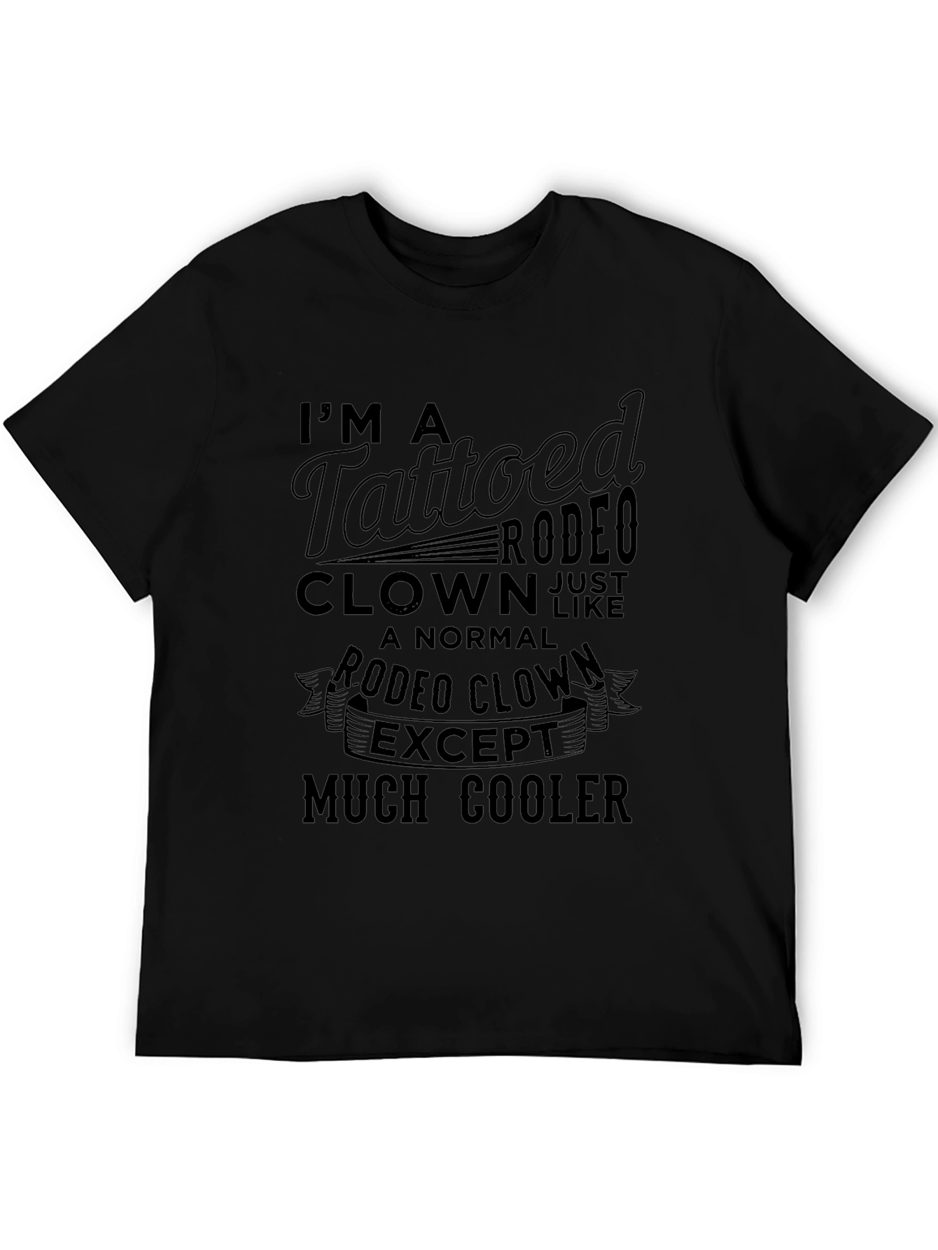 Tattooed Rodeo Clown Graphic T-Shirt