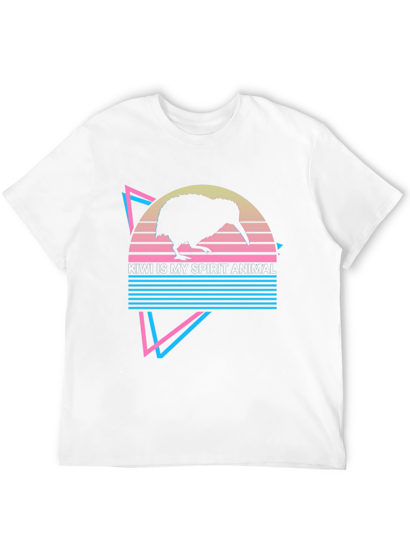 Kiwi Spirit Animal T-Shirt - Retro Style Graphic Tee