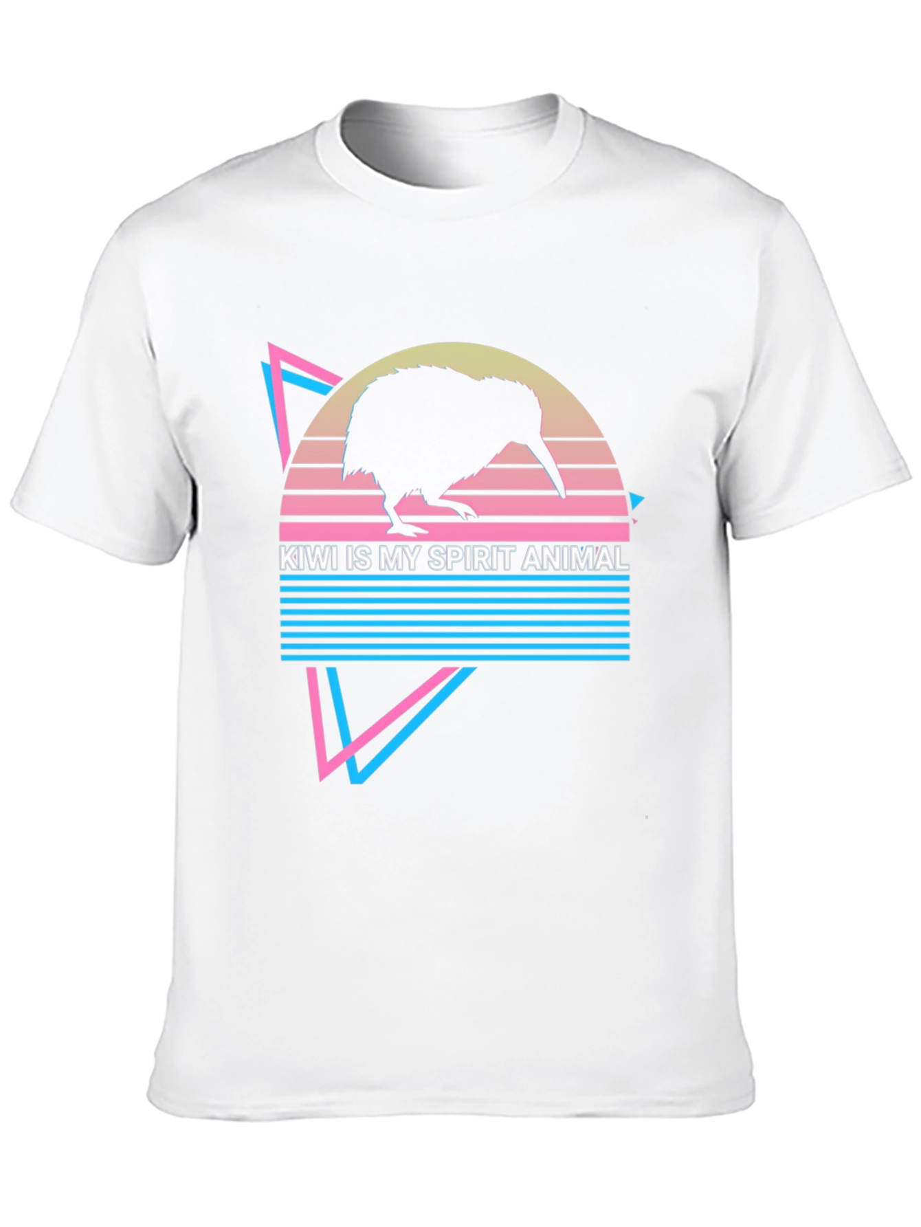 Kiwi Spirit Animal T-Shirt - Retro Style Graphic Tee