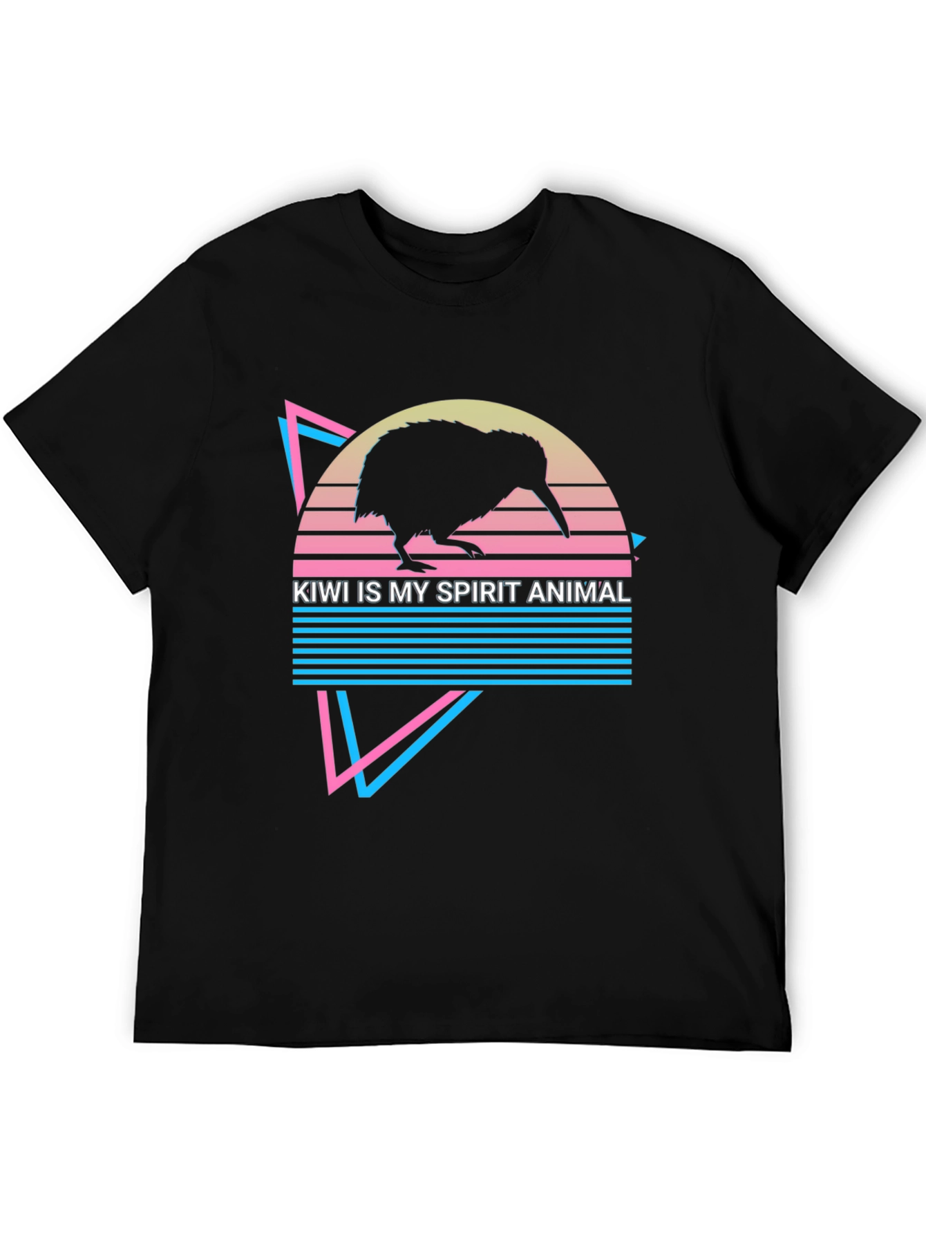 Kiwi Spirit Animal T-Shirt - Retro Style Graphic Tee