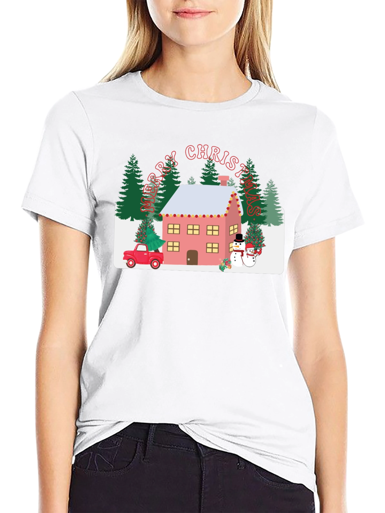 Festive Christmas Graphic T-Shirt