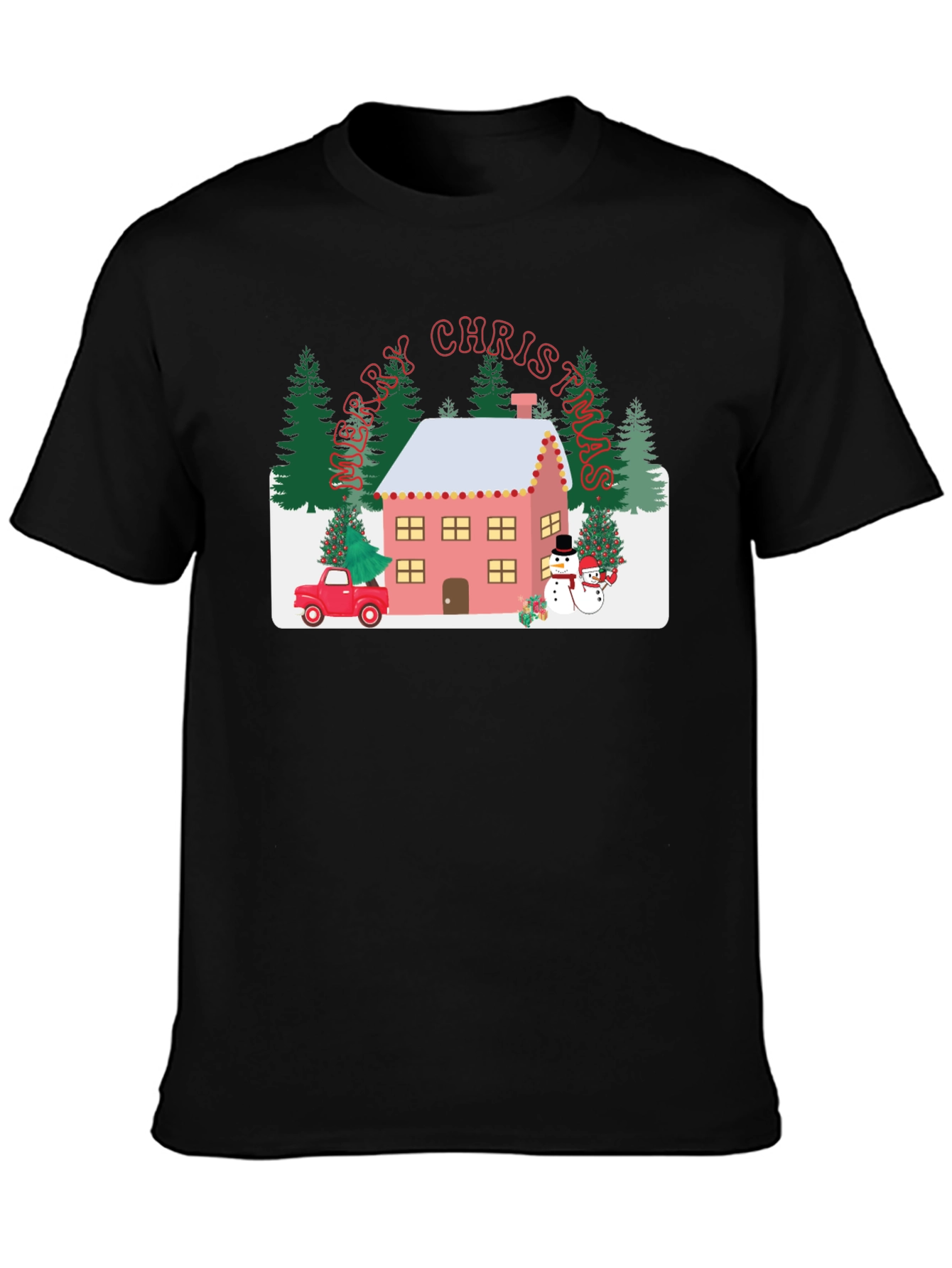 Festive Christmas Graphic T-Shirt