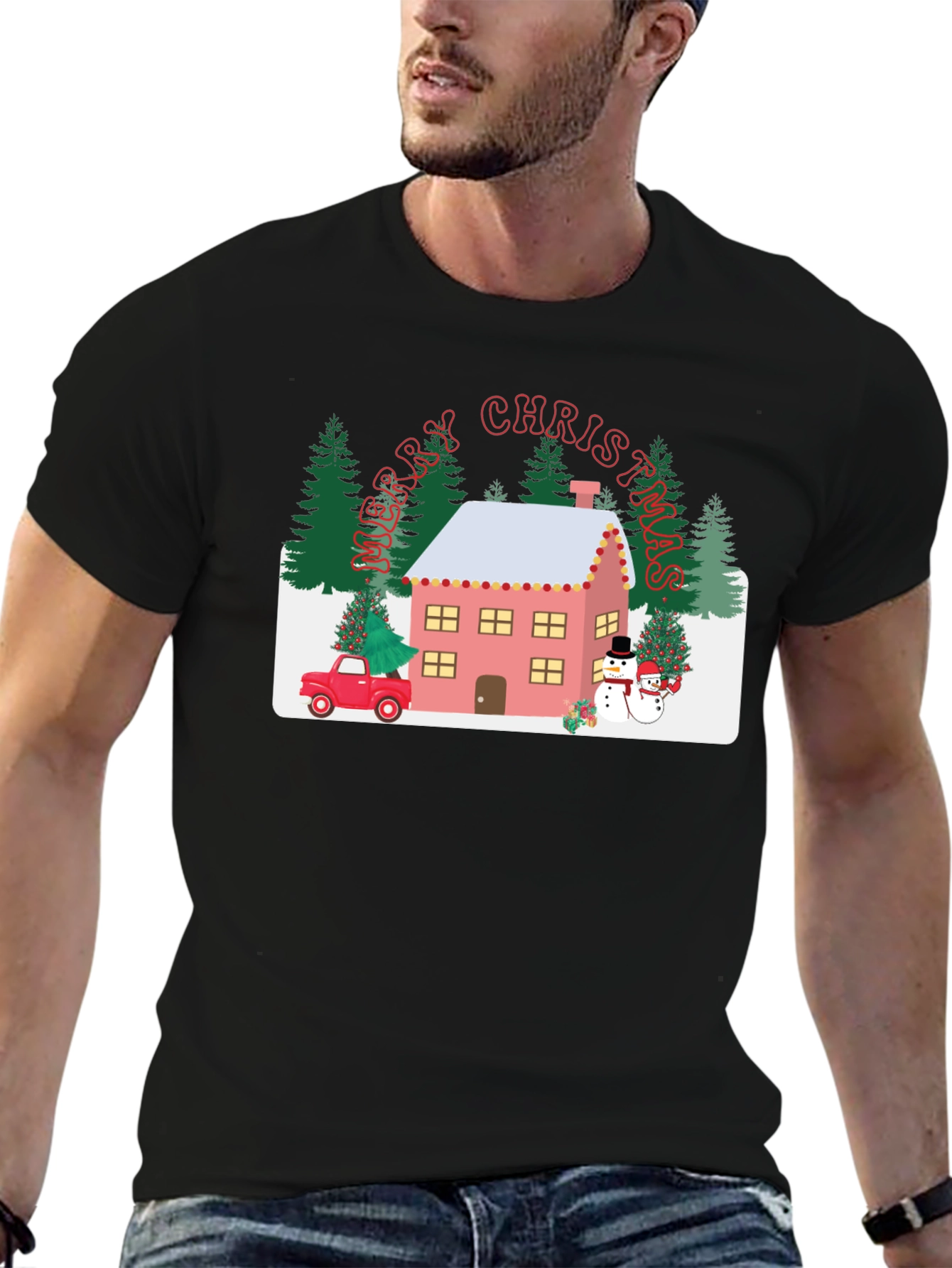 Festive Christmas Graphic T-Shirt