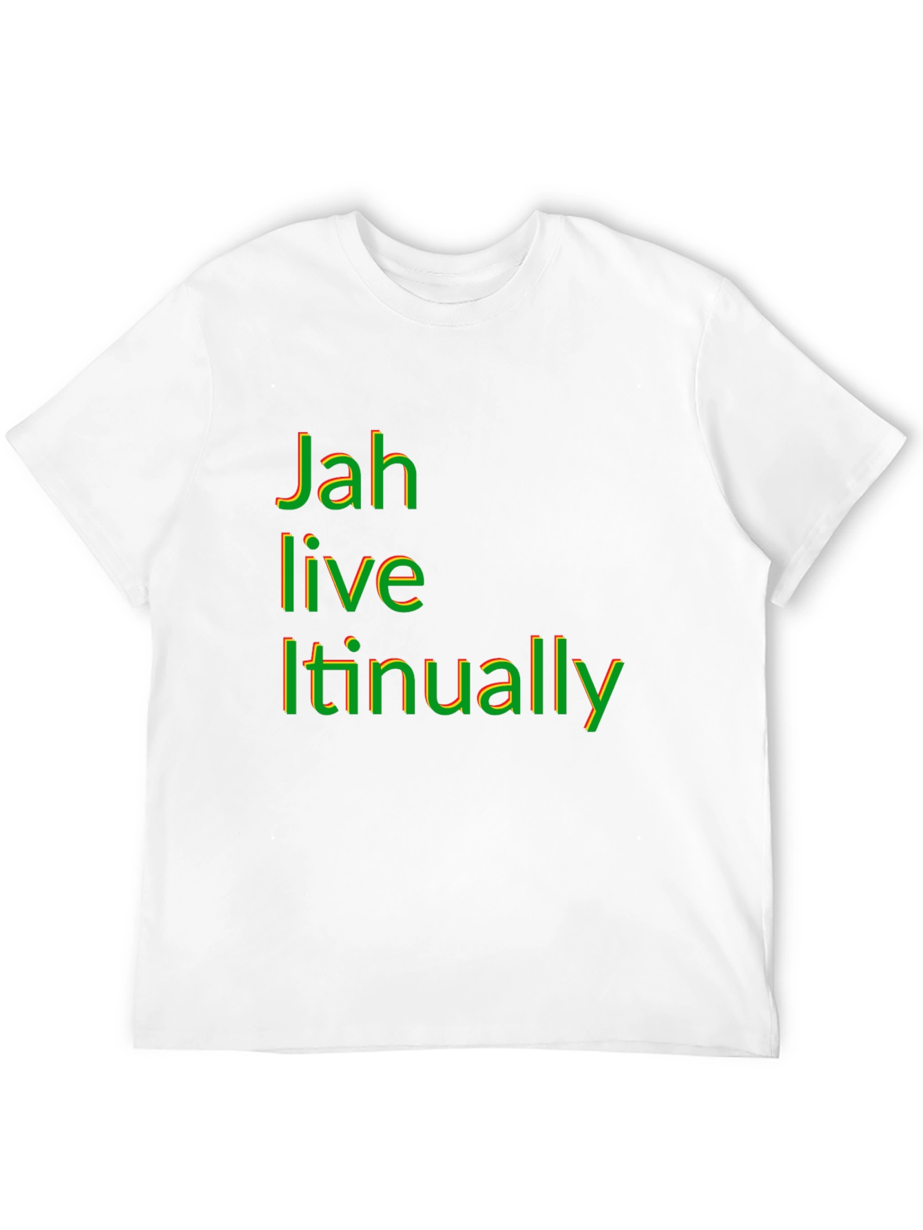 Rasta Jah Live Itinually Black T-Shirt