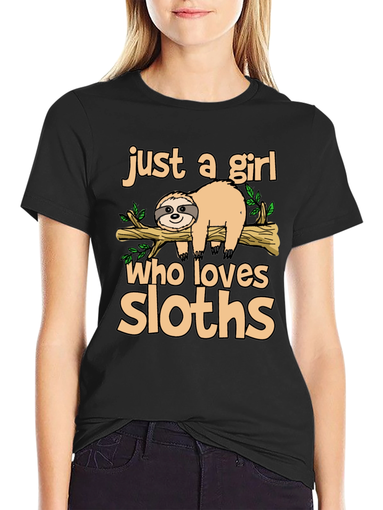 Girl Who Loves Sloths T-Shirt
