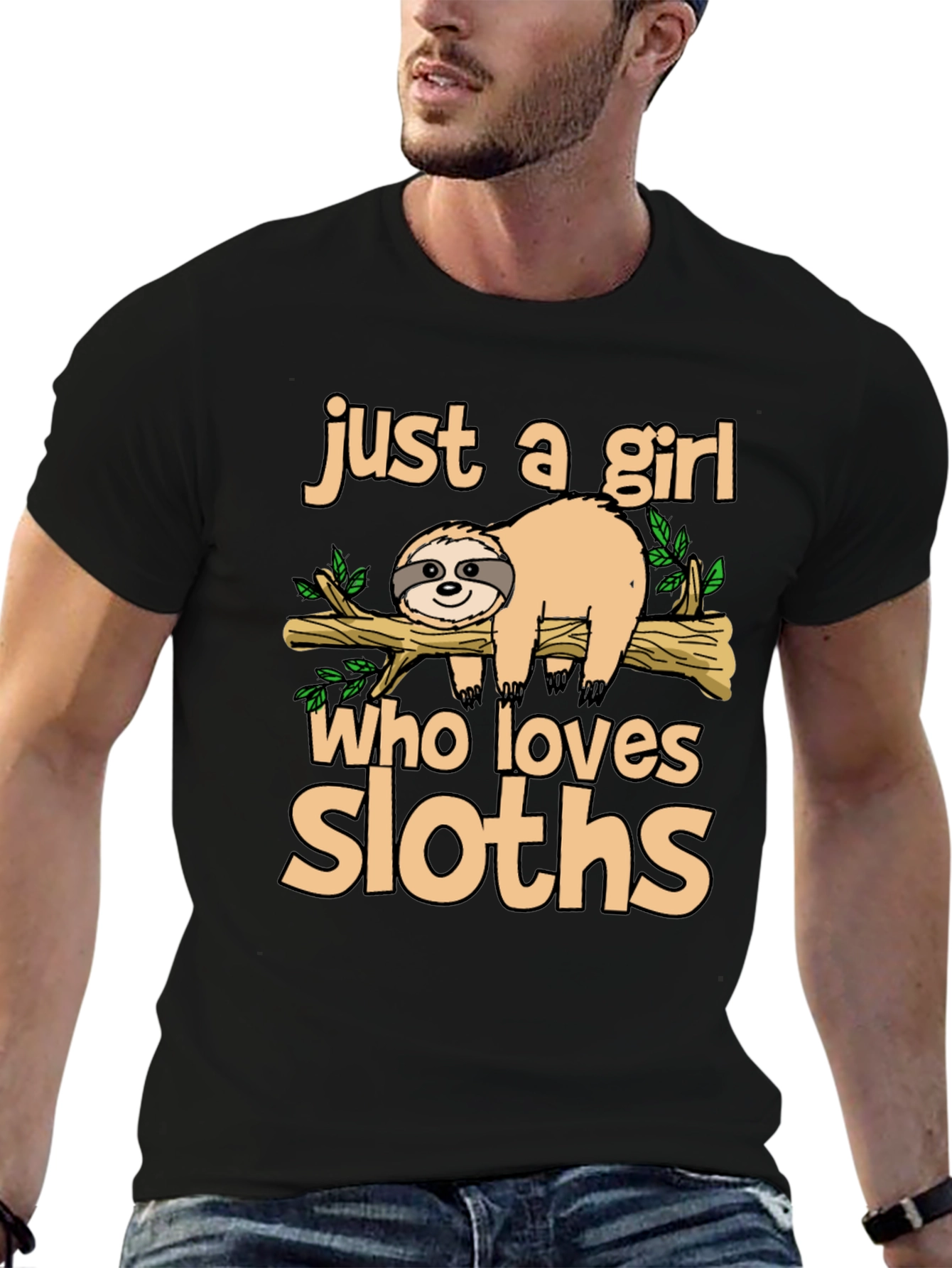 Girl Who Loves Sloths T-Shirt