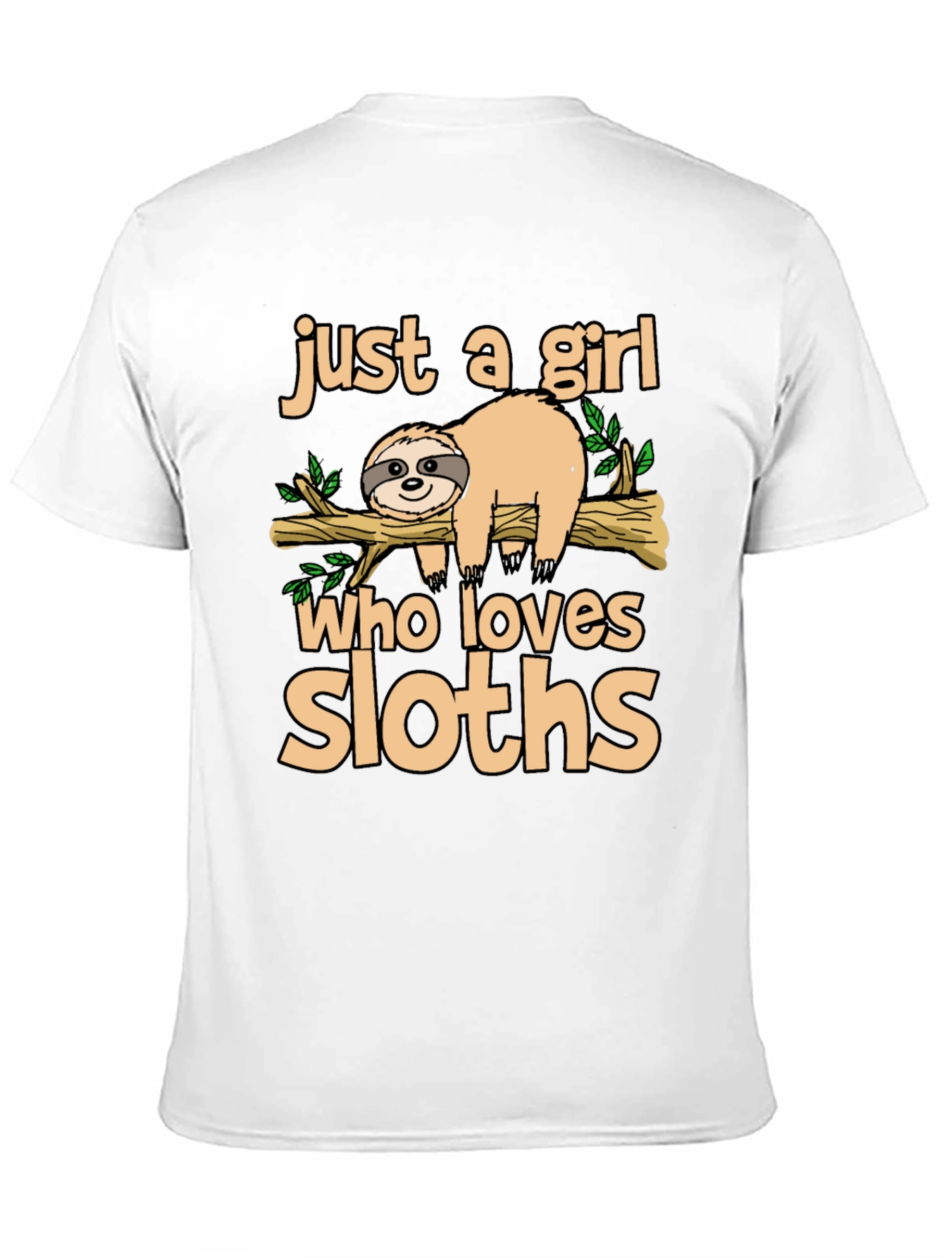 Girl Who Loves Sloths T-Shirt