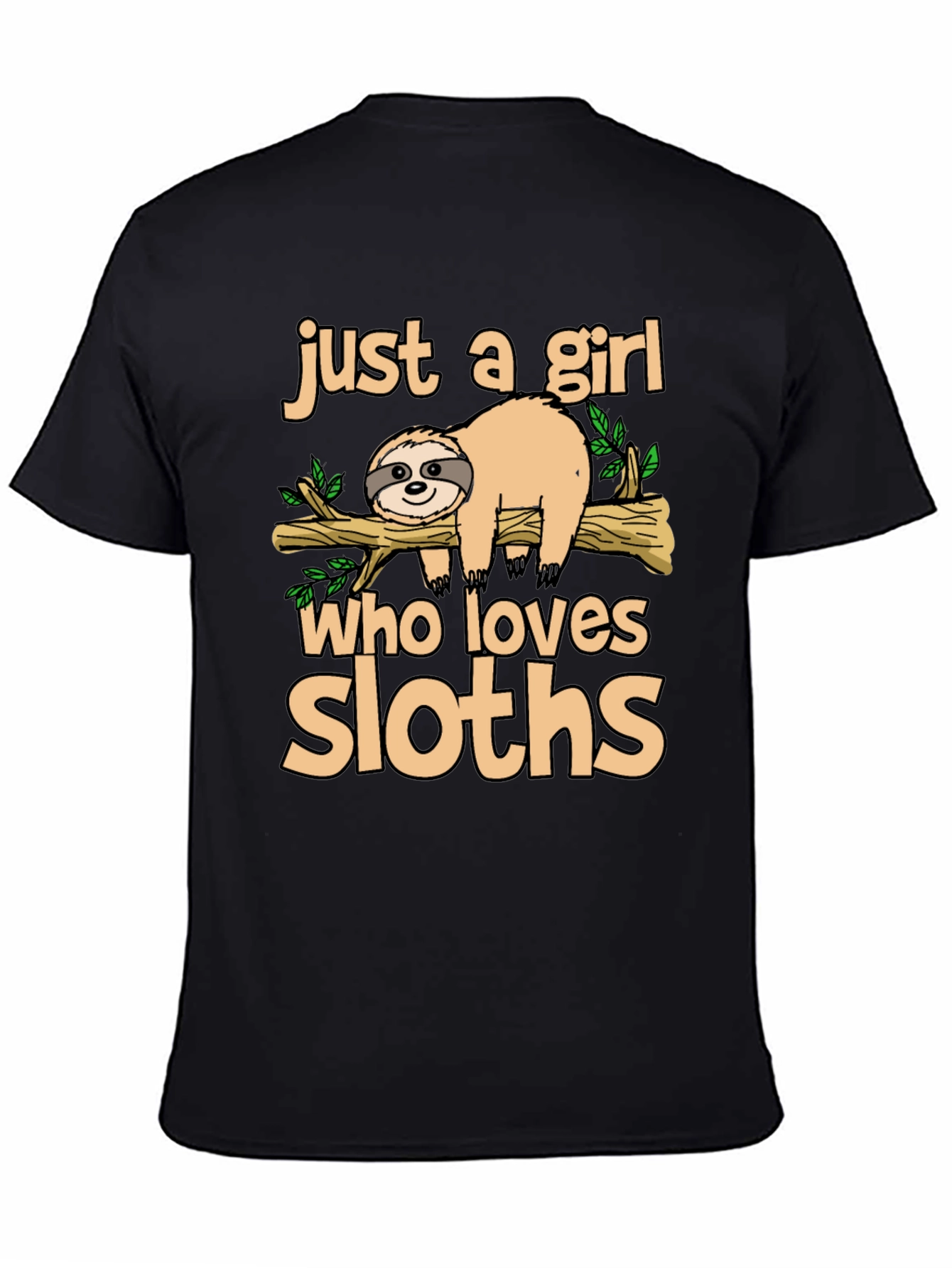 Girl Who Loves Sloths T-Shirt